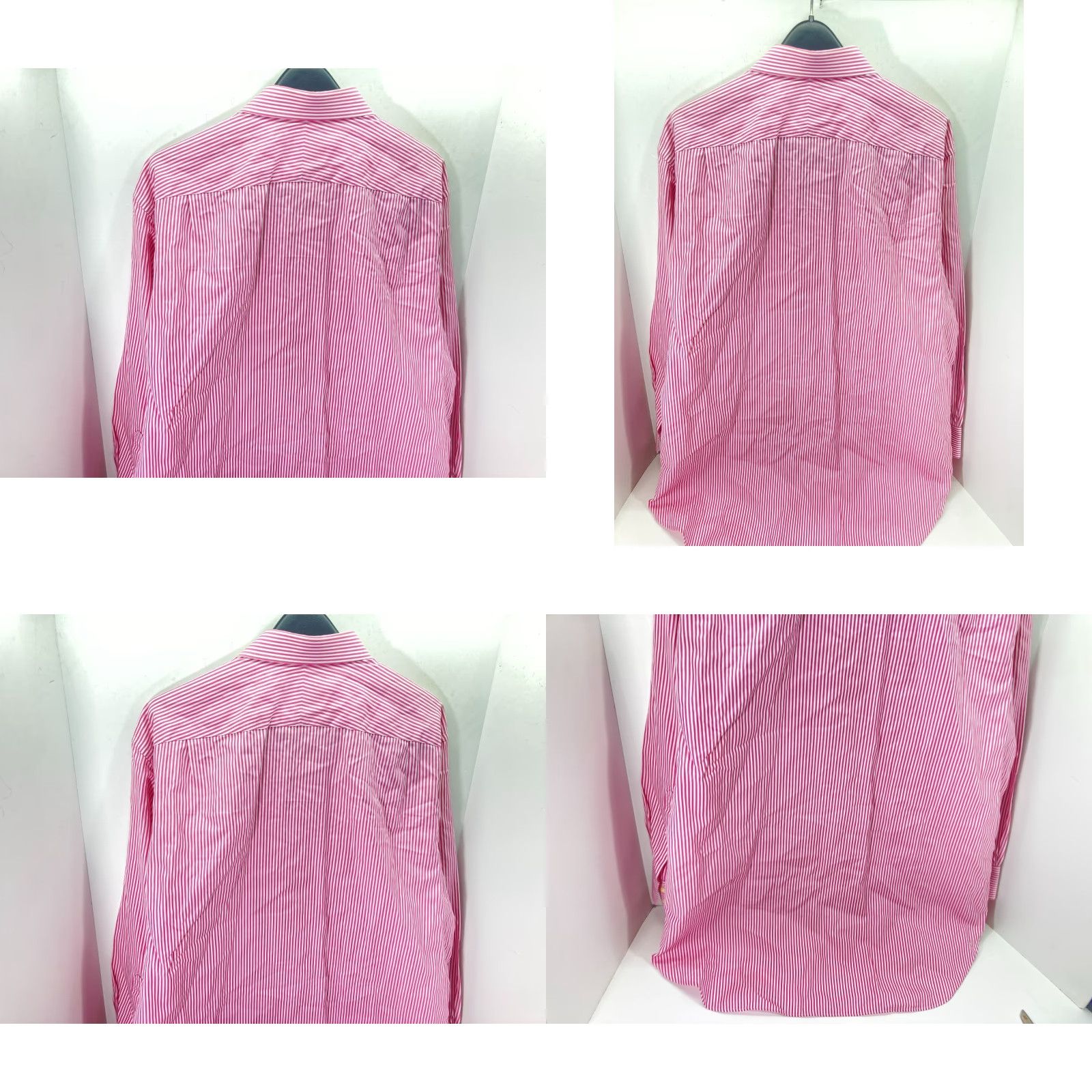 Charles Tyrwhitt Charles Tyrwhitt Dress Shirt Mens XL Pink White Pinstripe Classic Fit Button Up Mens XL Pinstripe Shirt Size 46R - 8 Thumbnail