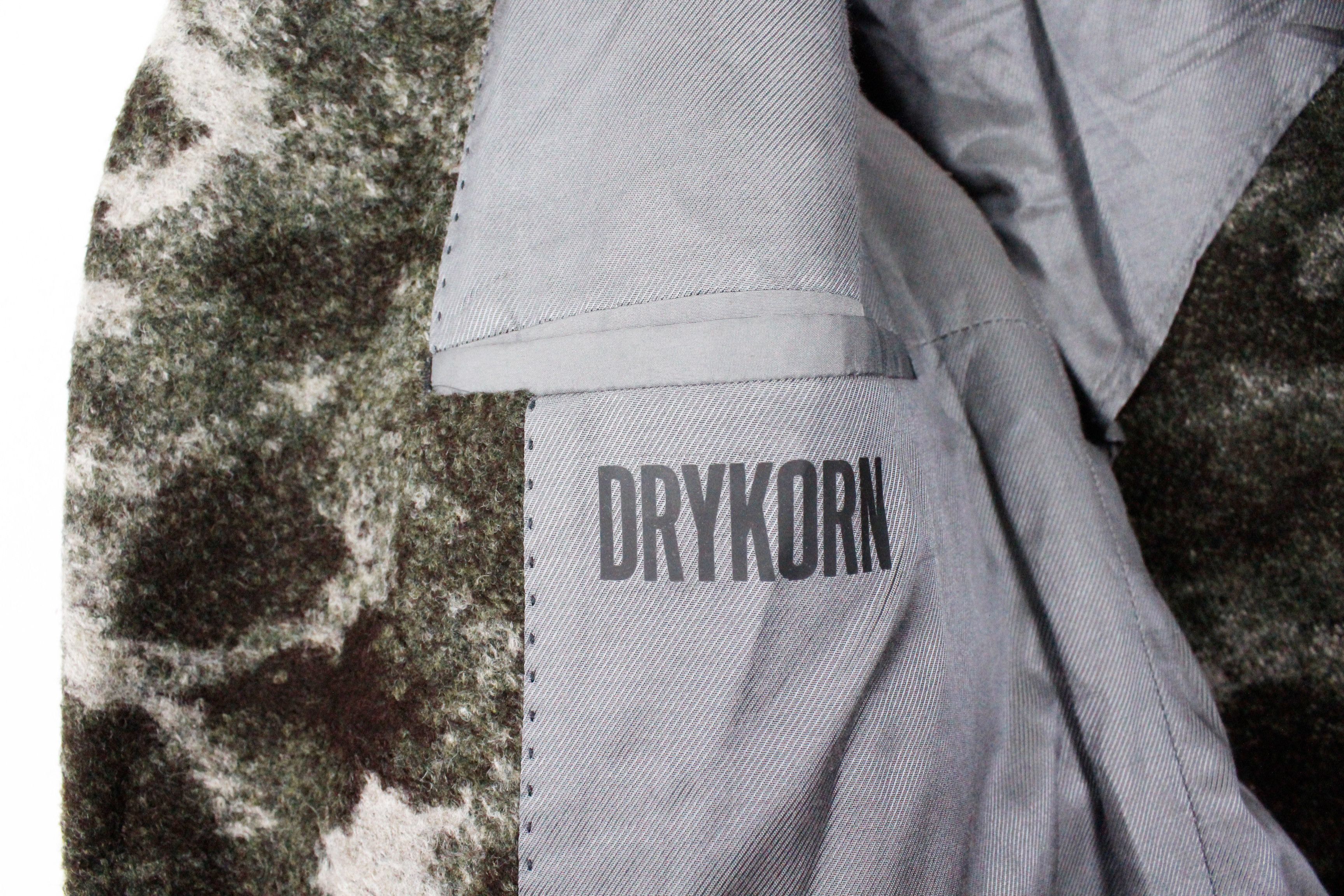 DRYKORN Drykorn Jacquard Camo Burley Blazer Jacket Size US M / EU 48-50 / 2 - 8 Thumbnail