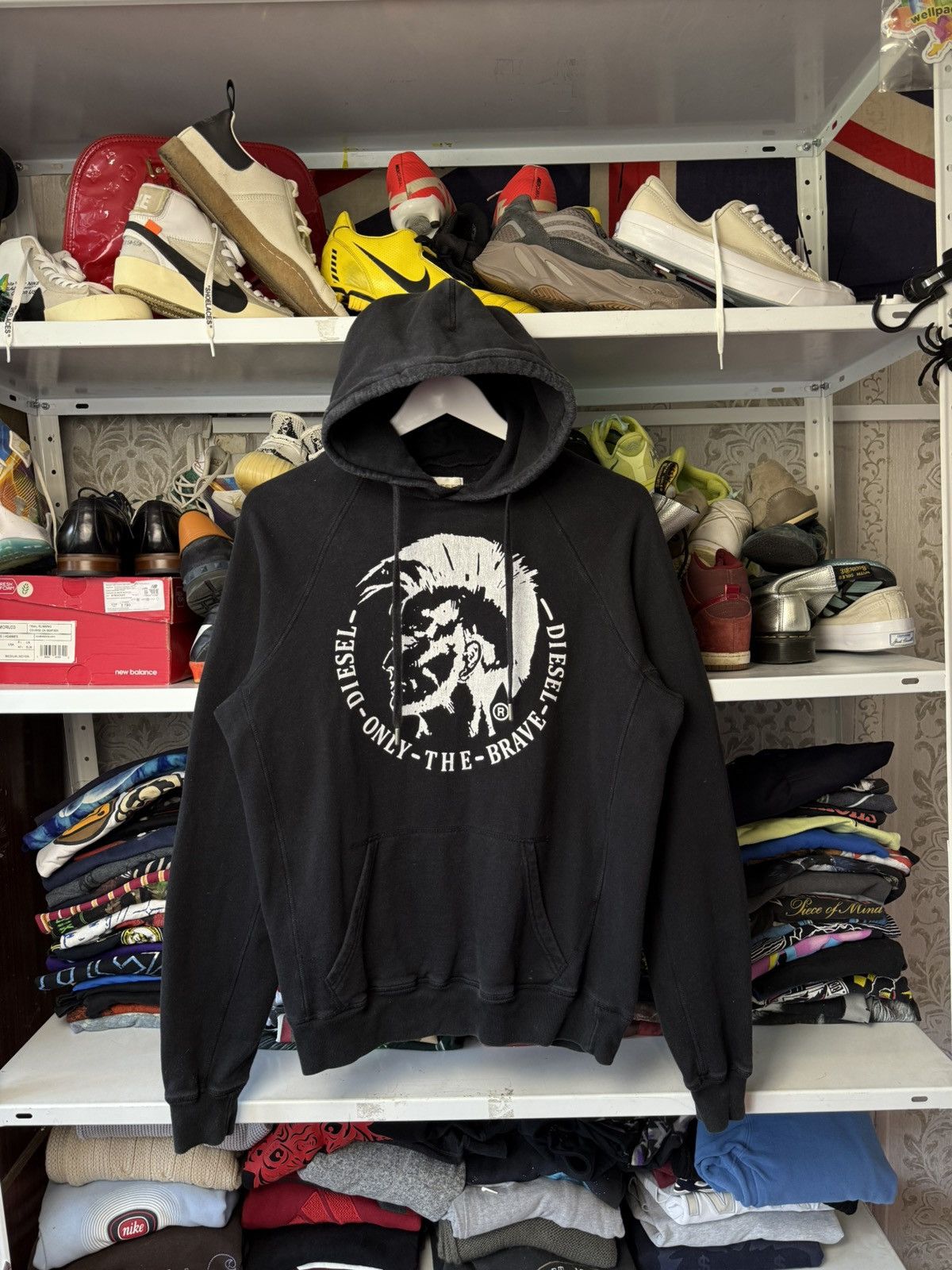 Diesel Vintage Diesel Distressed Faded Hoodie Y2K Dig Logo Size US M / EU 48-50 / 2 - 22 Thumbnail