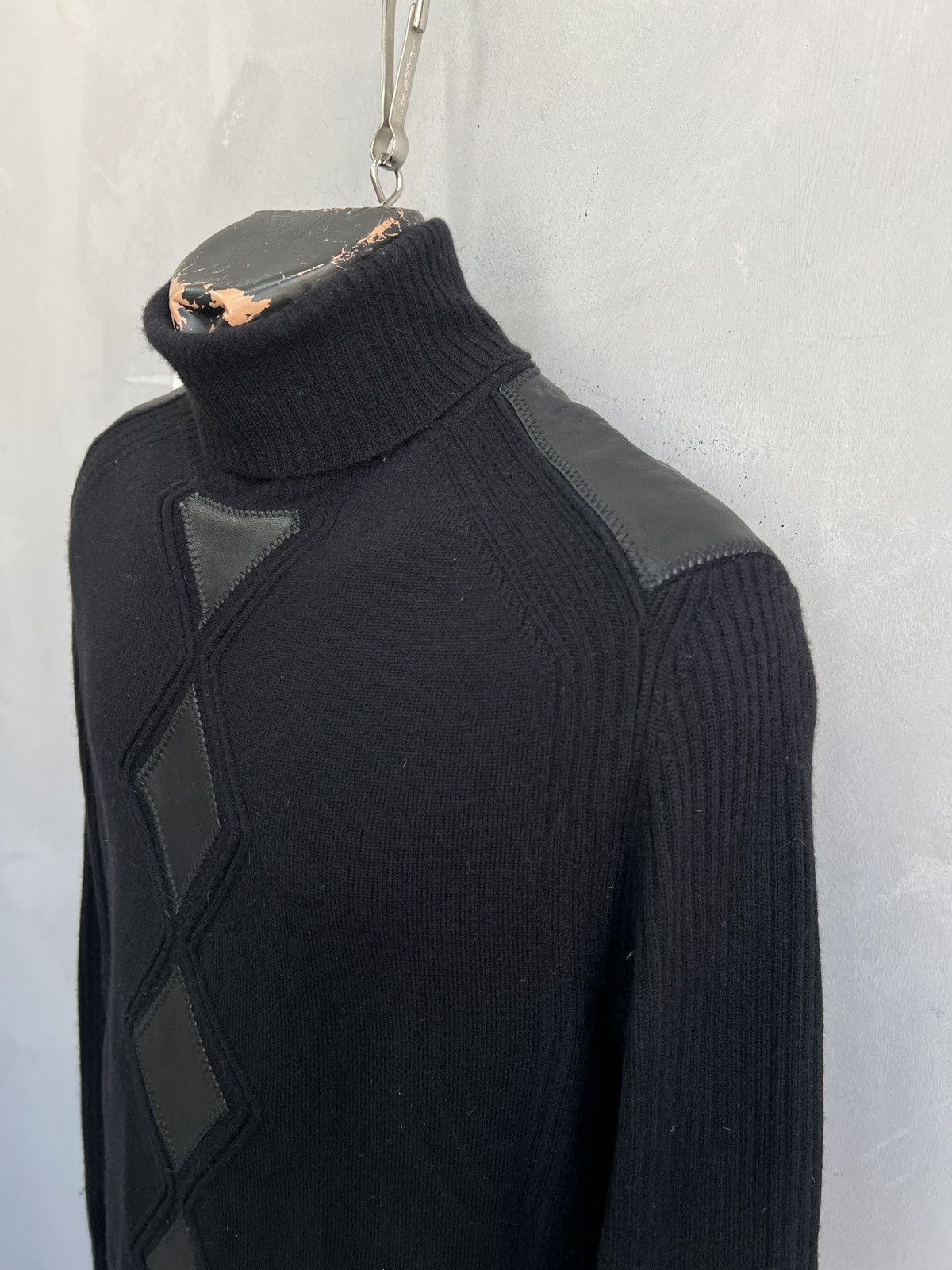 Jean Paul Gaultier Jean Paul Gaultier wool turtle neck abstract sweater y2k Size US L / EU 52-54 / 3 - 4 Thumbnail