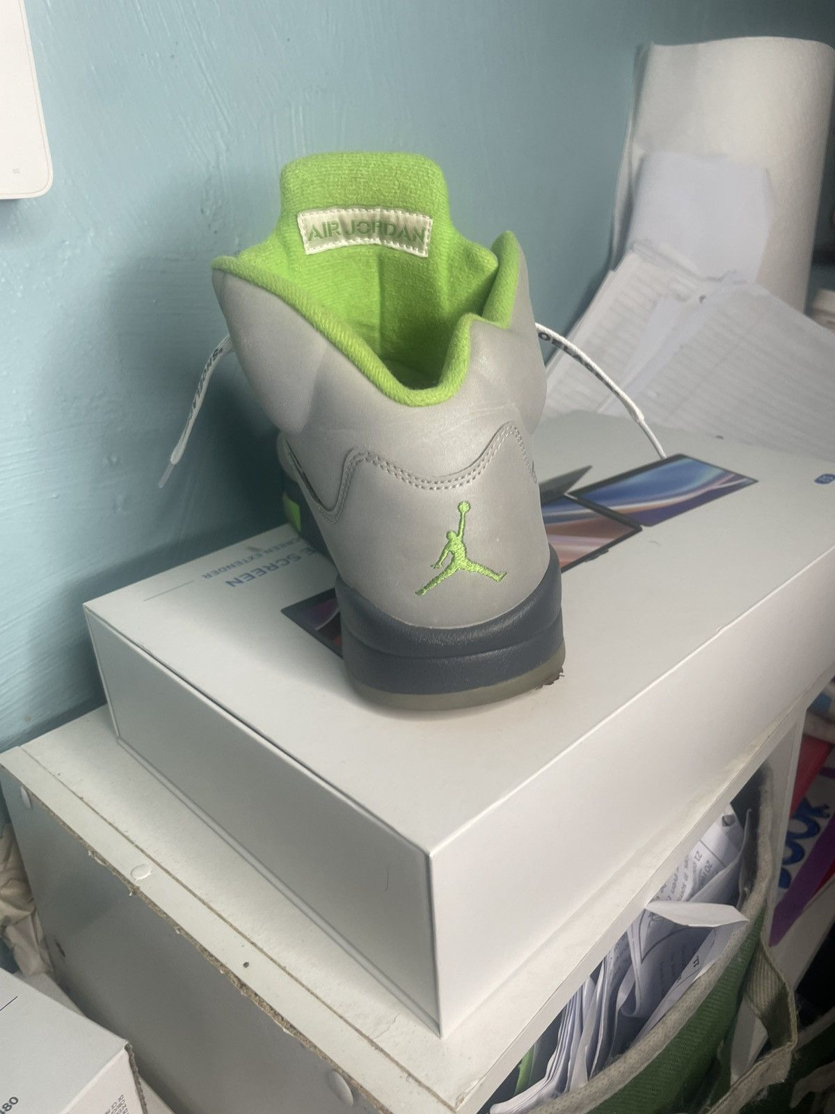Jordan Brand × Nike Jordan 5 Green Bean Size US 11 / EU 44 - 6 Thumbnail