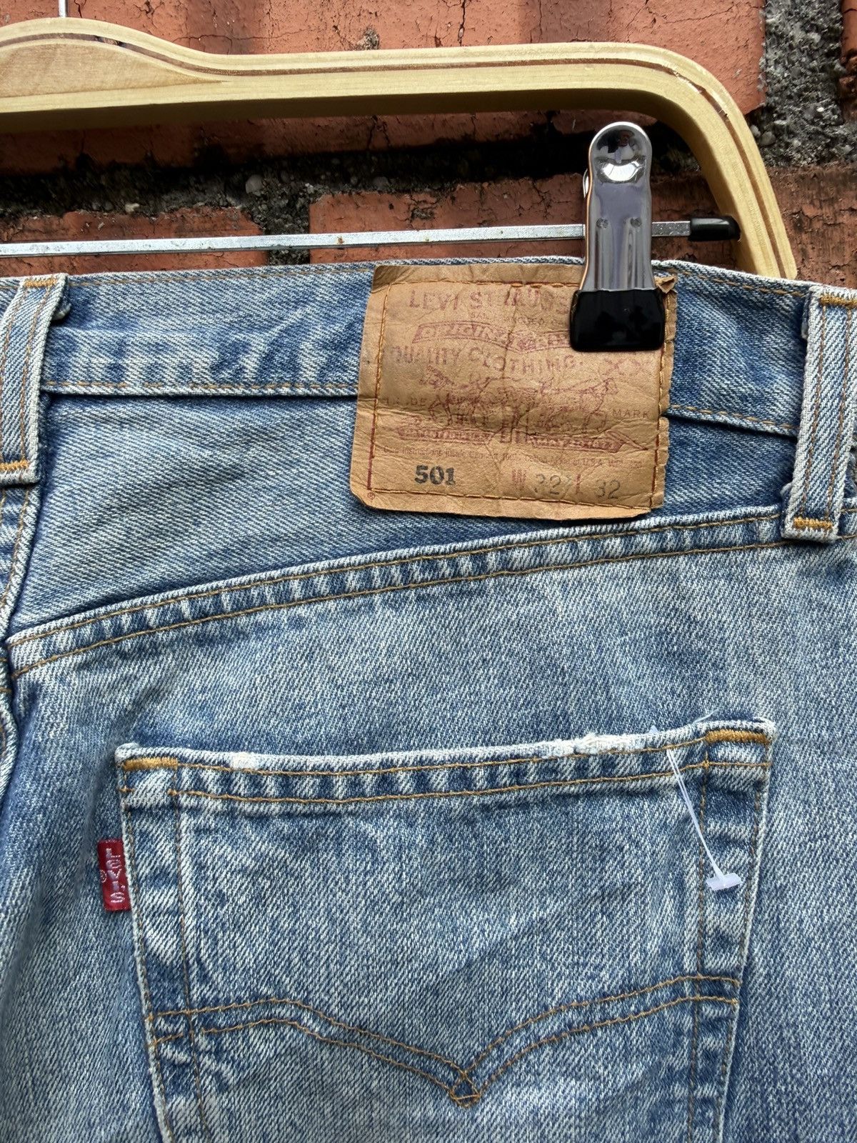 Levi's Vintage Clothing W32x30 Vintage levi’s 501 90s made in USA faded Size US 32 / EU 48 - 5 Thumbnail