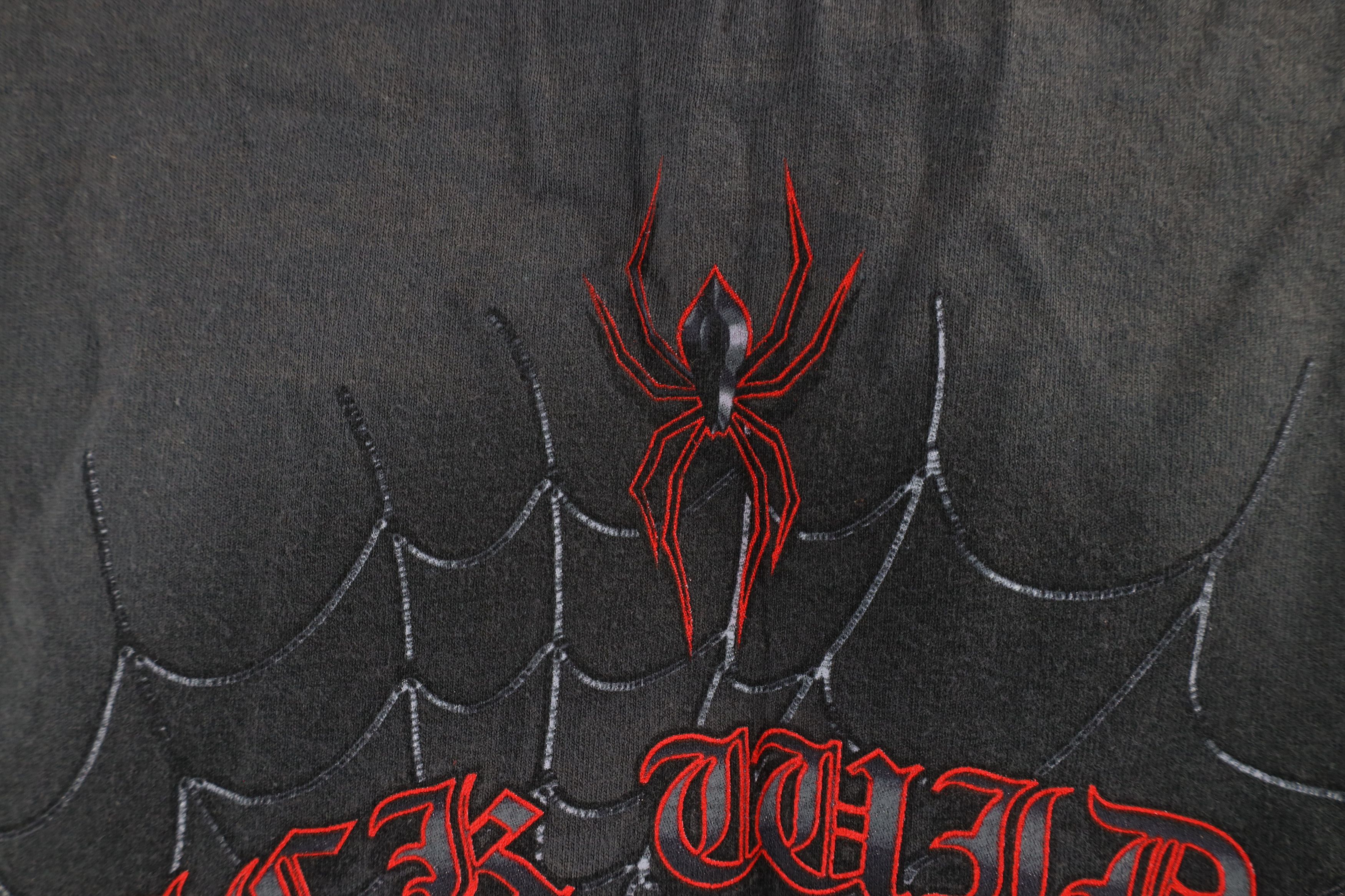 Vintage Vintage Y2K 2004 Chopper Black Widow Motorcycle T-Shirt Size US L / EU 52-54 / 3 - 7 Thumbnail
