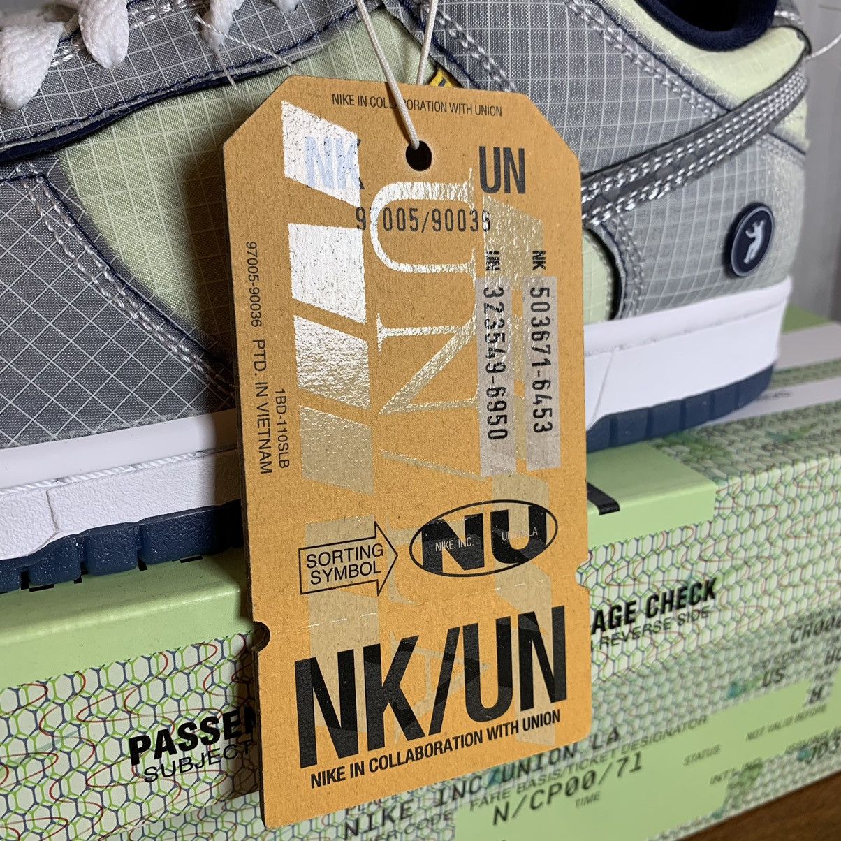 Nike × Union LA Union Nike Dunk Low Pistachio Size US 9.5 / EU 42-43 - 11 Thumbnail