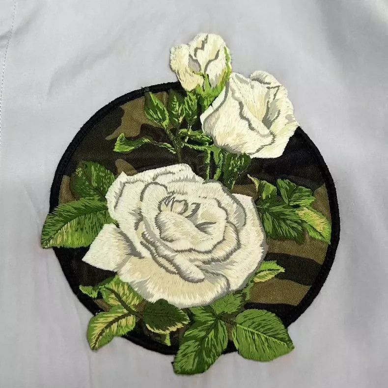 Dior DIOR Floral Embroidery Short Sleeve Shirt-2506 Size US M / EU 48-50 / 2 - 4 Thumbnail