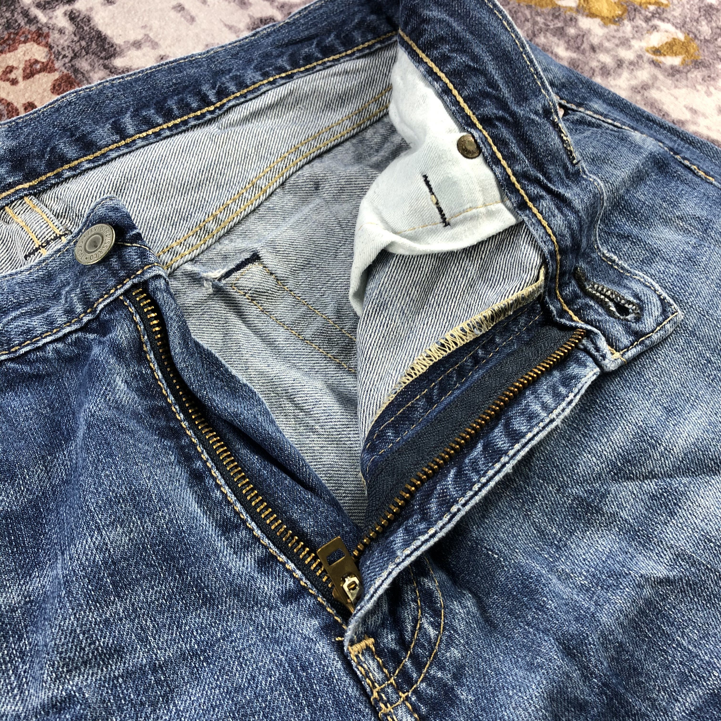 Levi's × Vintage Vintage Blue Wash Levis 527 Flare Jeans-JM2855 Size US 37 - 9 Thumbnail