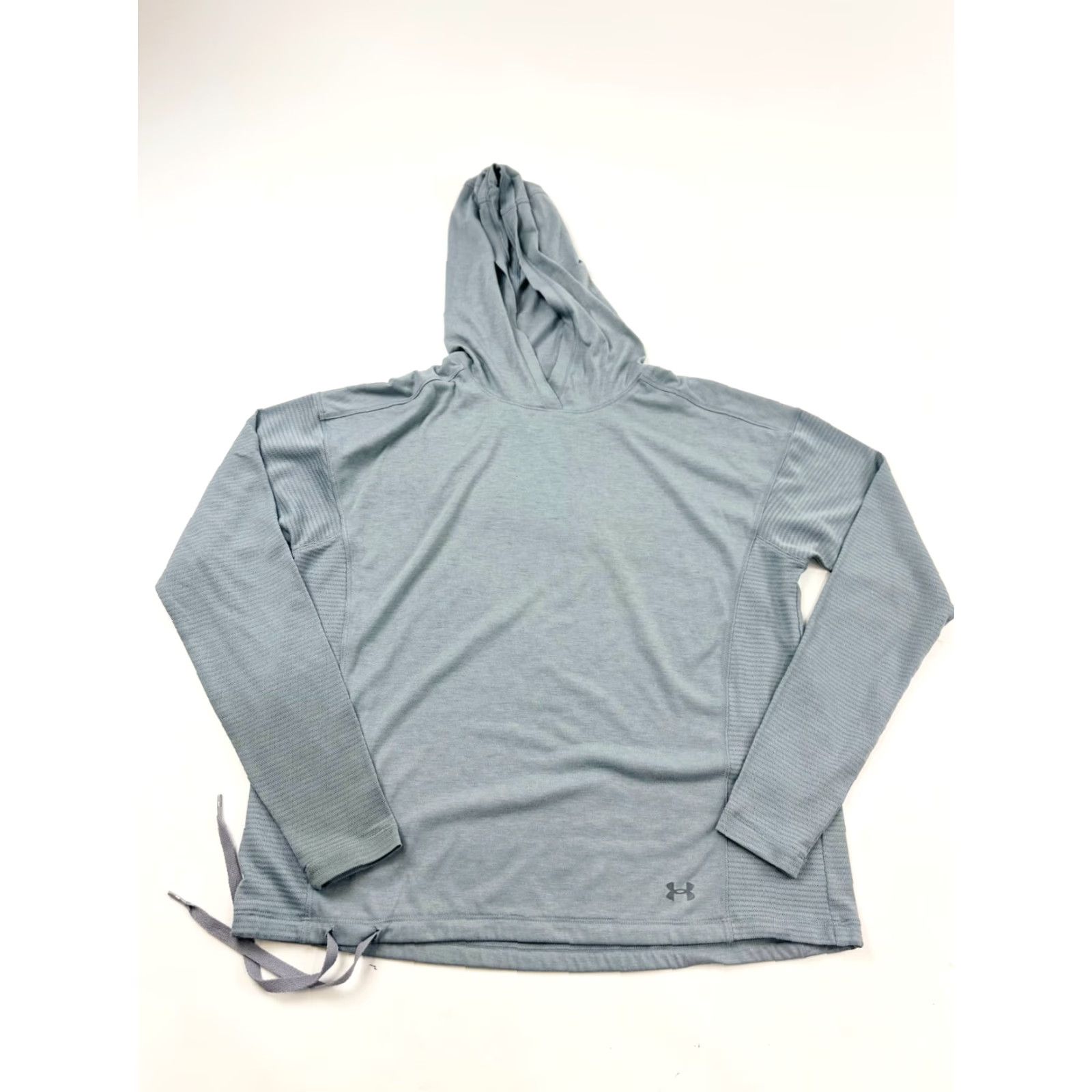 Under Armour Under Armour Shirt Womens L Large Gray Velocity Twist Loose HeatGear Hoodie Size M / US 6-8 / IT 42-44 - 2 Thumbnail