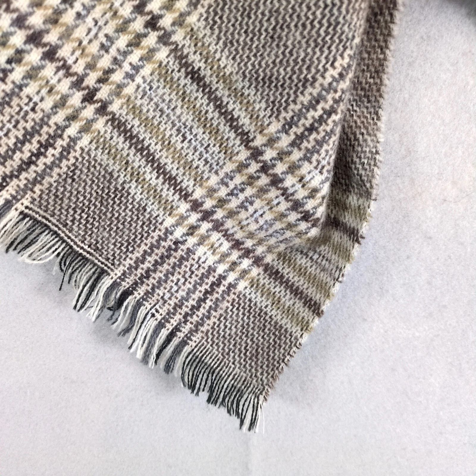 Other Altare Soft Knit Plaid Fringe Cape Poncho Women's One Size Size ONE SIZE - 10 Thumbnail