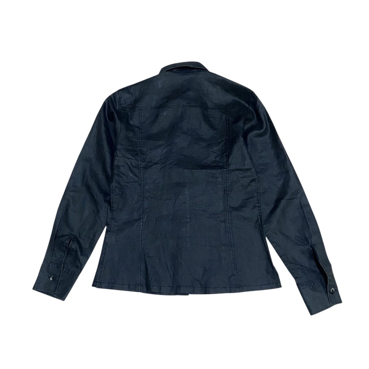 5351 POUR LES HOMMES × Japanese Brand × Vintage 5351 Pour Les Hommes Linen Shirt Size US S / EU 44-46 / 1 - 2 Thumbnail