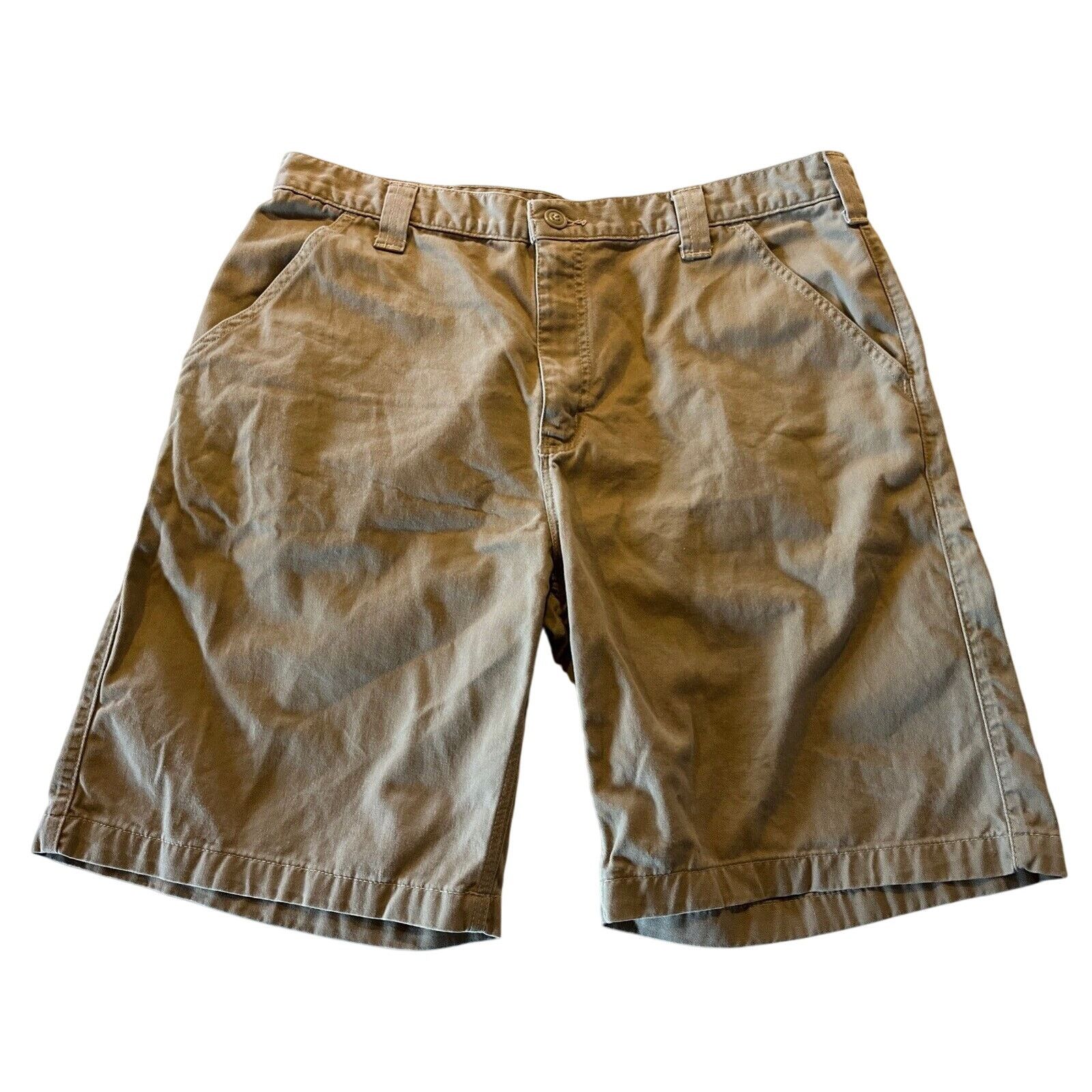 Carhartt Carhartt Canvas Shorts Mens 38 Brown Relaxed Workwear Travel Size US 38 / EU 54 - 1 Thumbnail