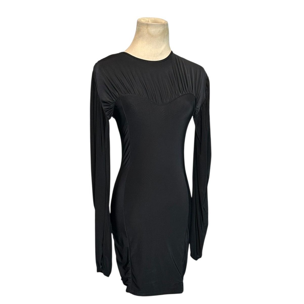 Nasty Gal Nasty Gal black long sleeves mini dress size 4 Size S / US 4 / IT 40 - 1 Thumbnail