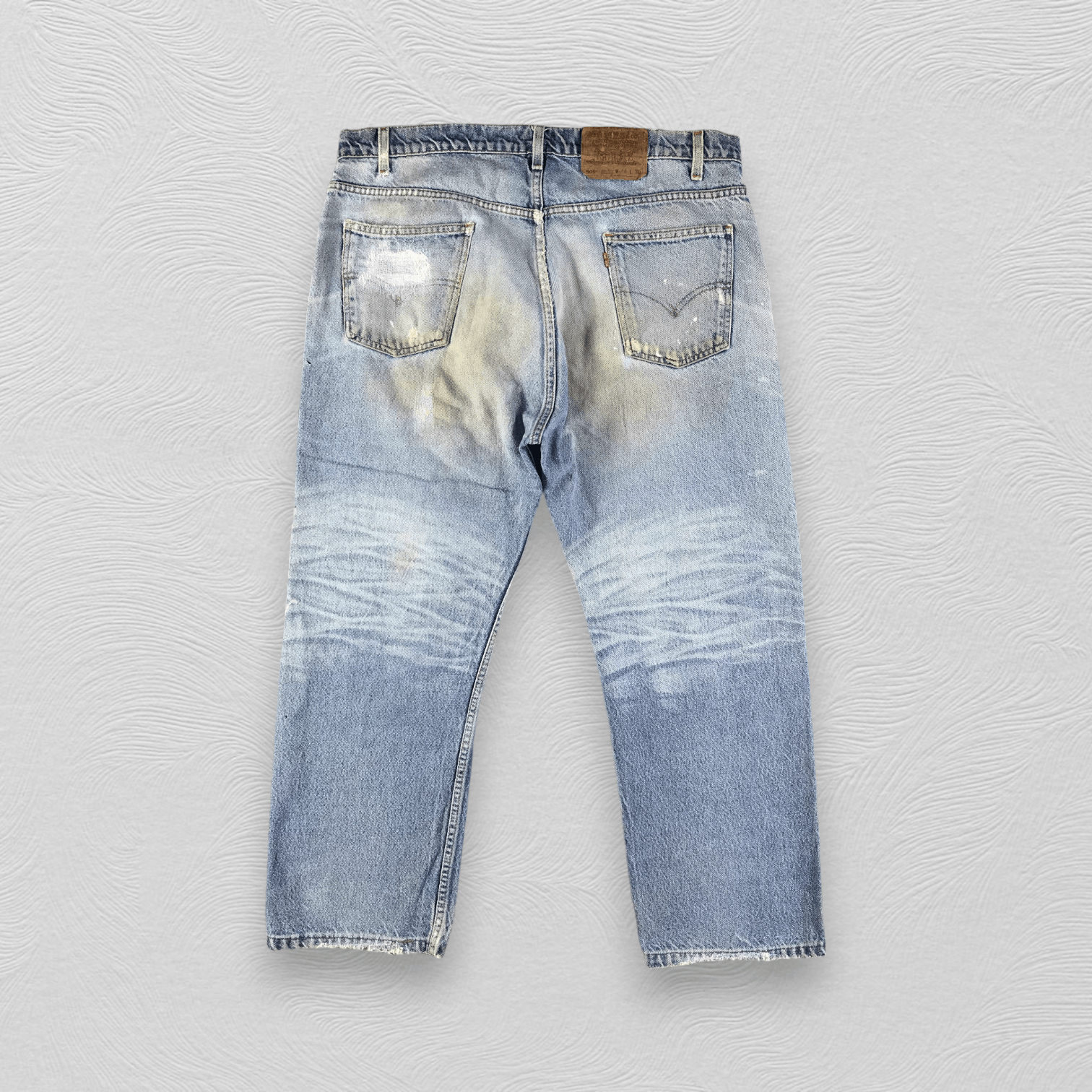 Levi's Vintage Levis 505 Jeans Painted Denim KJ1722 Size US 39 - 2 Thumbnail