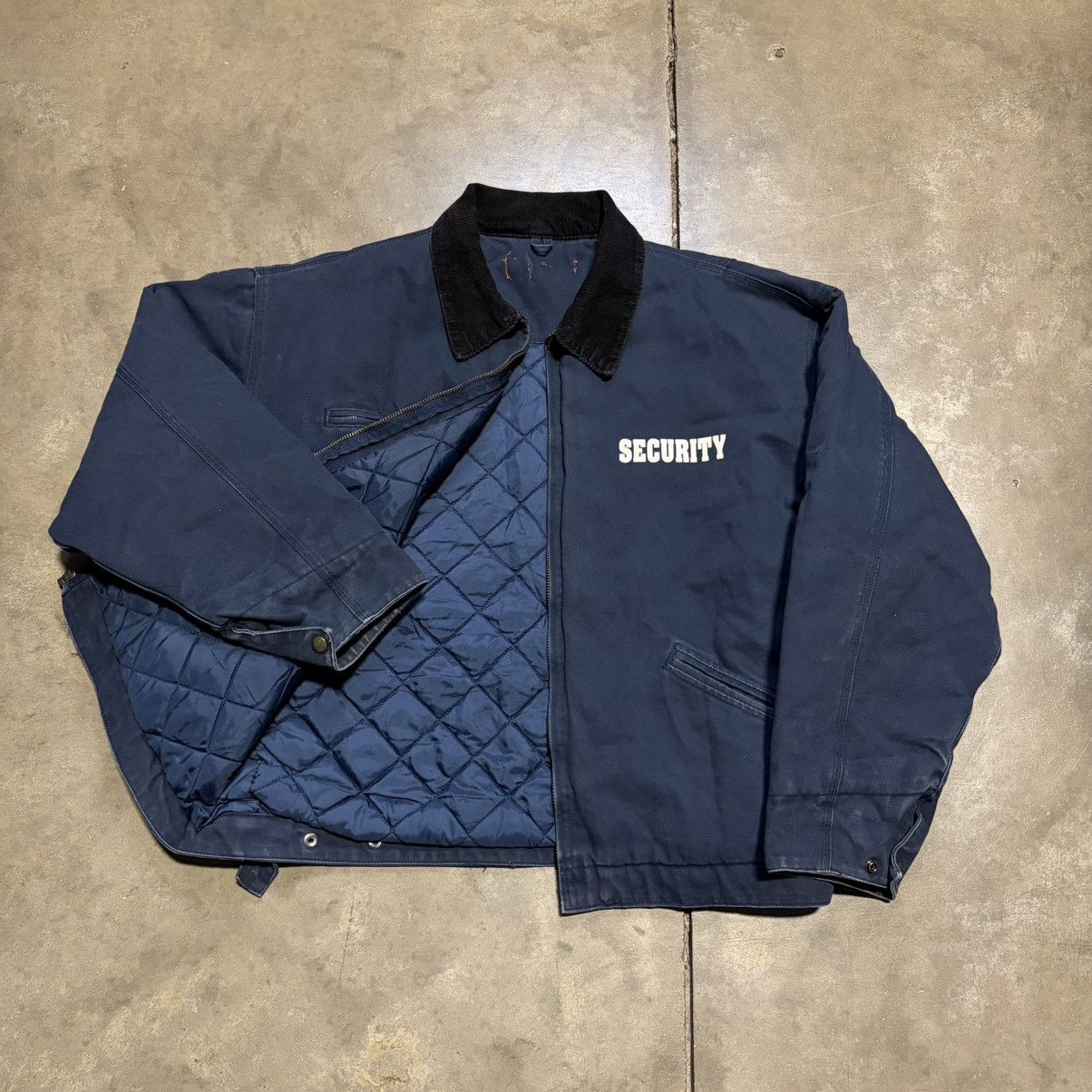 Carhartt Vintage Security Detroit Jacket Work Canvas Boxy Carhartt Size US XXL / EU 58 / 5 - 9 Thumbnail