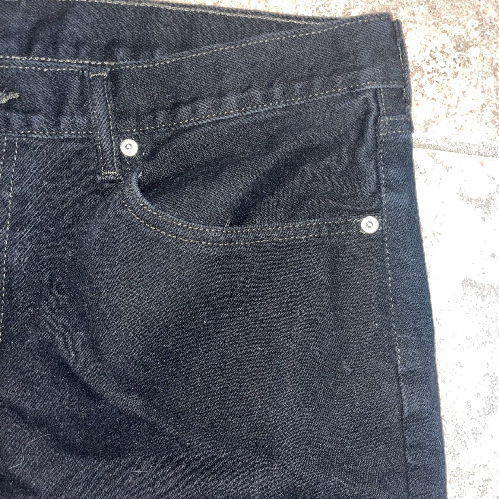 Levi's Levi's Black Jeans Straight Leg Mens Size 36x30 Size US 36 / EU 52 - 3 Thumbnail