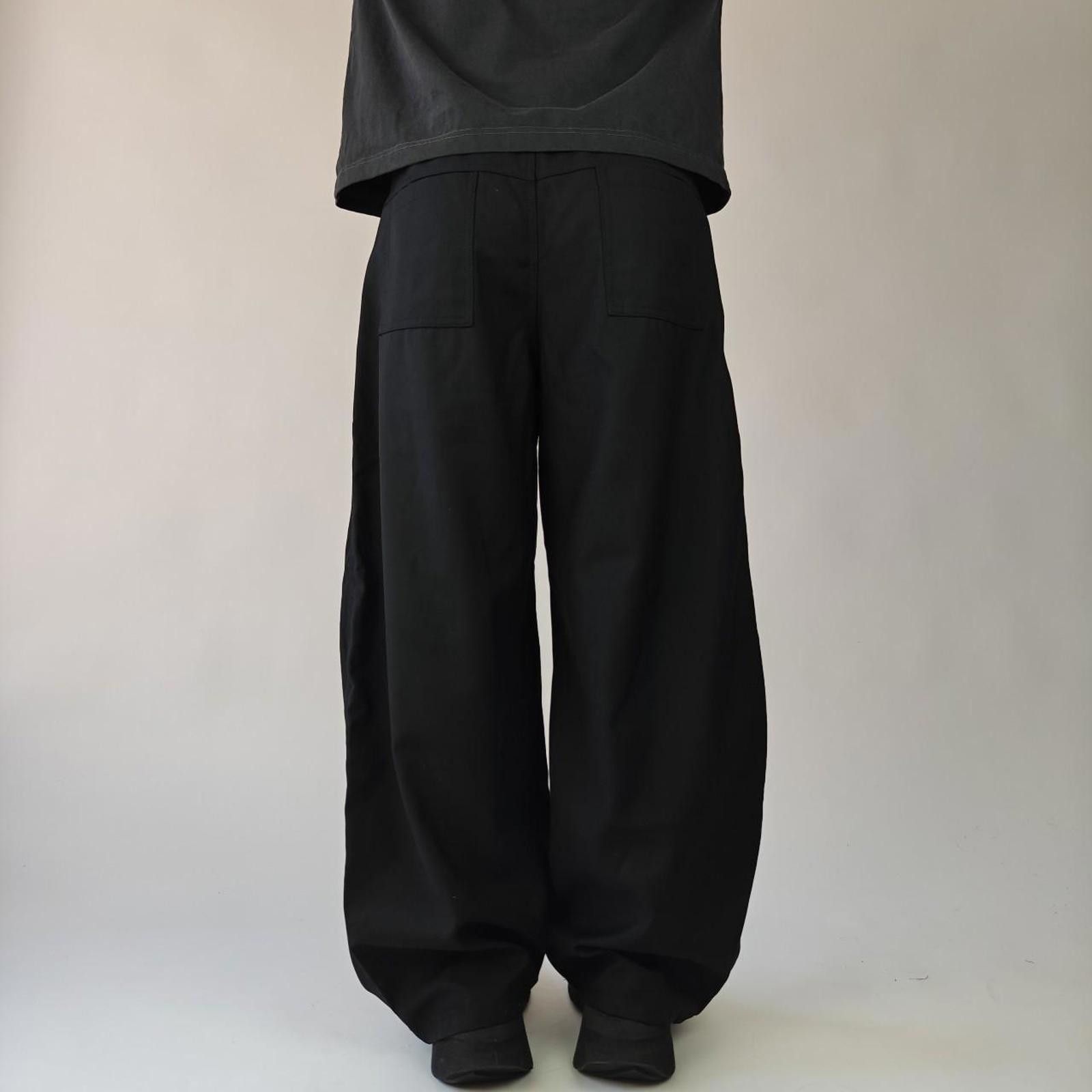 Other Black pleated wide leg pants Size US 31 - 5 Thumbnail