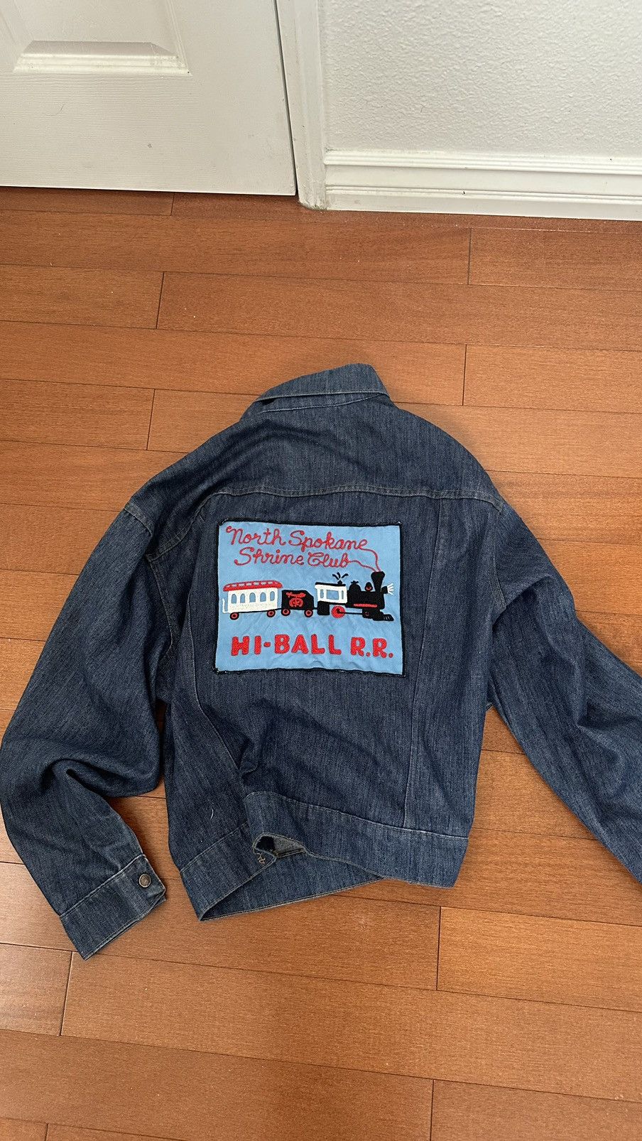Vintage Pleated Patch Denim Jacket Size US M / EU 48-50 / 2 - 5 Thumbnail