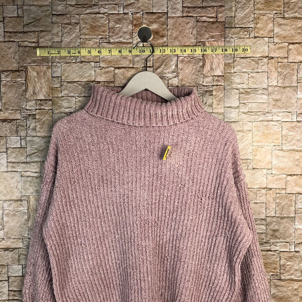 Homespun Knitwear × Japanese Brand × Vintage Ikka Pink vintage Knitwear sweatshirt #A912 Size M / US 6-8 / IT 42-44 - 2 Thumbnail