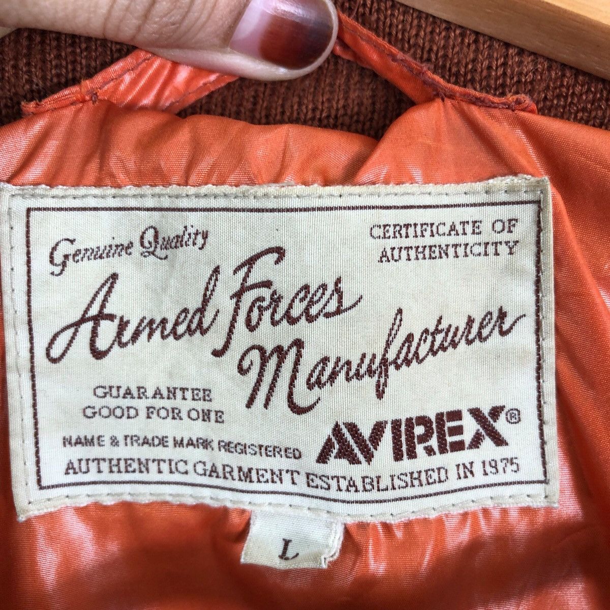 Avirex × Vintage Vintage AVIREX ARMED FORCES Af-75 Uscg Dirty Puffer Jacket Size US L / EU 52-54 / 3 - 7 Thumbnail