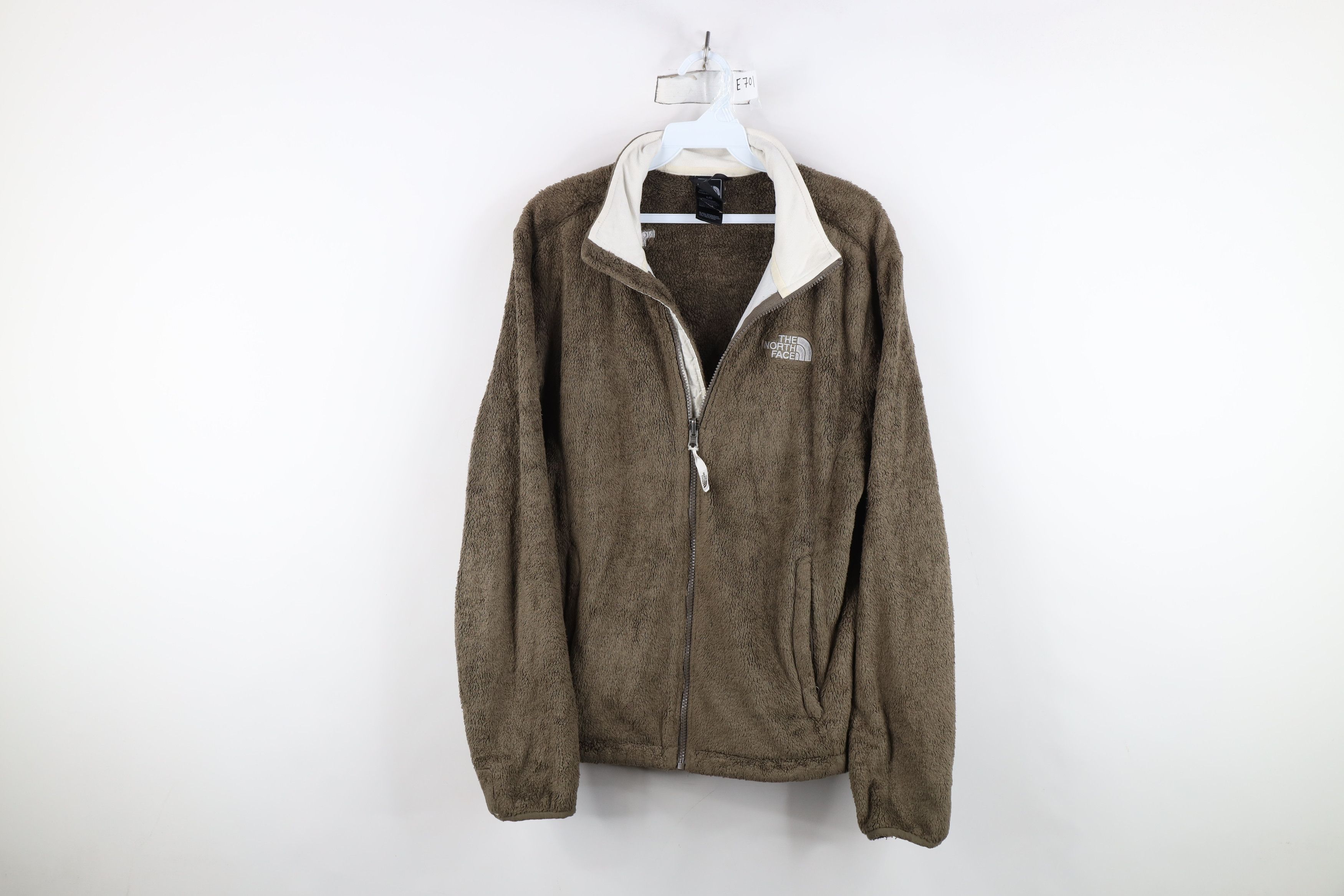 The North Face Vintage The North Face Shag Monkey Fleece Jacket Brown Size L / US 10 / IT 46 - 1 Thumbnail