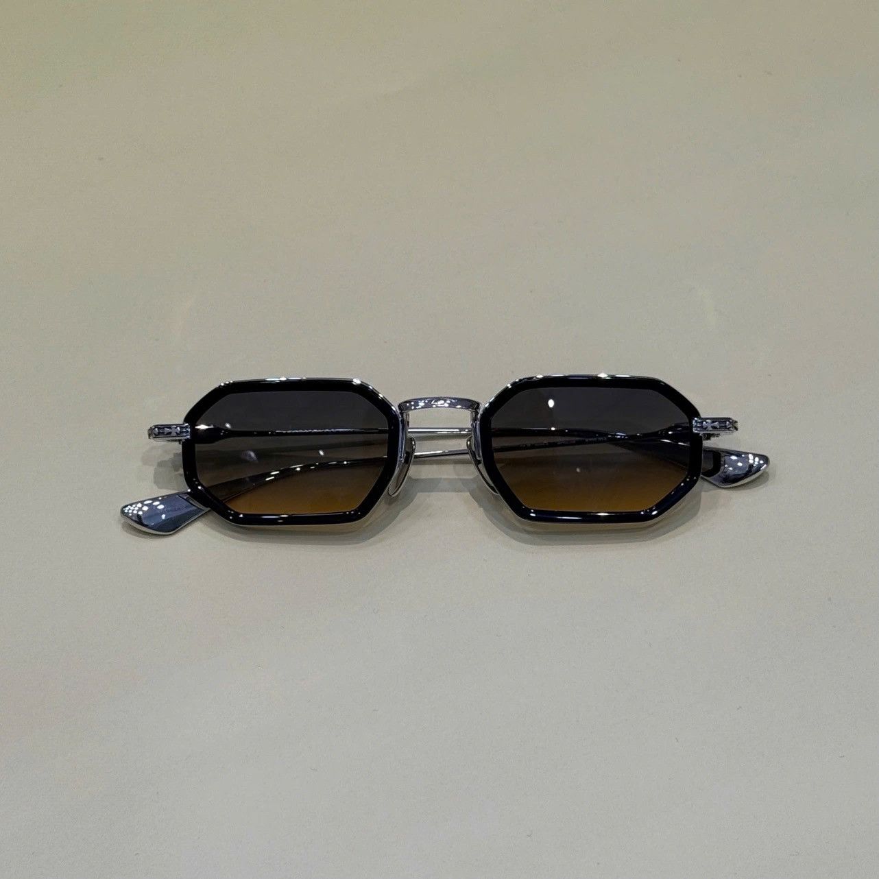 Chrome Hearts CHROME HEARTS STYLIDA BLACK/SHINY SILVER-SUN Size ONE SIZE - 6 Thumbnail