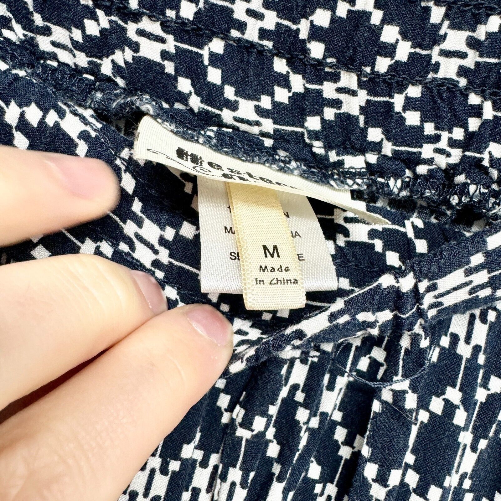 Other Hester & Orchard Pant Size M High Waisted Geometric Slim Fit Size 30" / US 8 / IT 44 - 3 Thumbnail