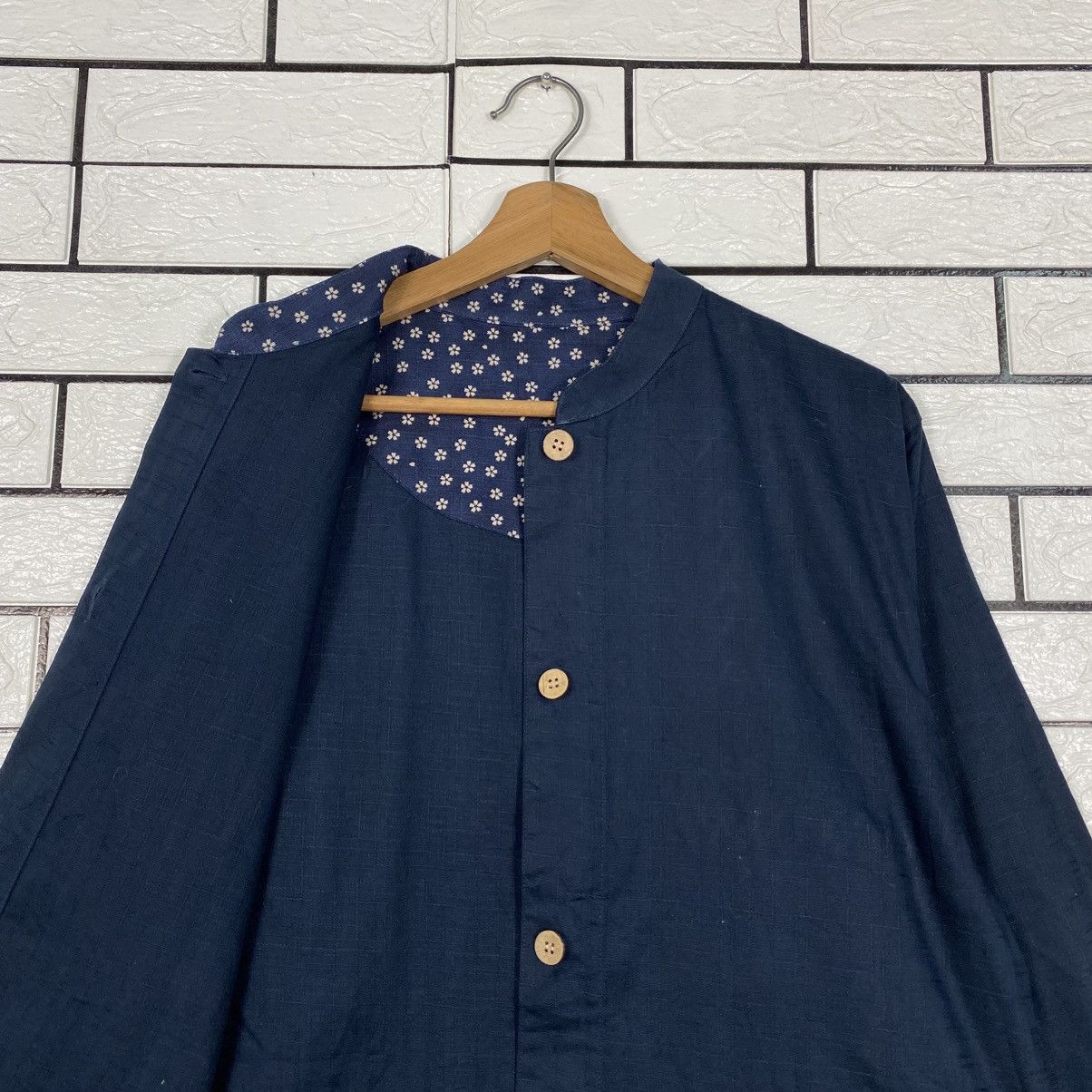 Japanese Brand 📌Vintage Indigo Kimono Japan Cardigan Jacket Issey Miyake Size US M / EU 48-50 / 2 - 13 Thumbnail