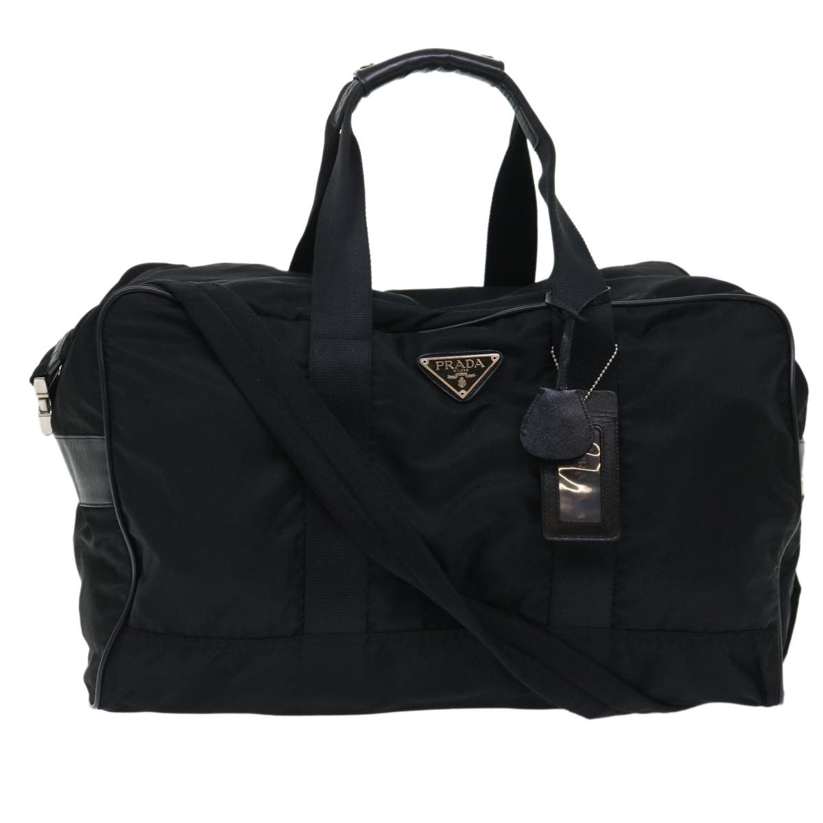 Prada PRADA Boston Bag Nylon 2way Black Auth 50760 | Grailed