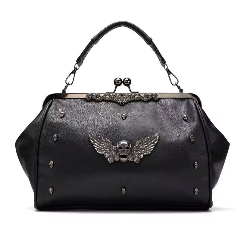 Other Y2K Skull Rivet Tote Bag – Premium Punk Crossbody Size ONE SIZE - 2 Thumbnail
