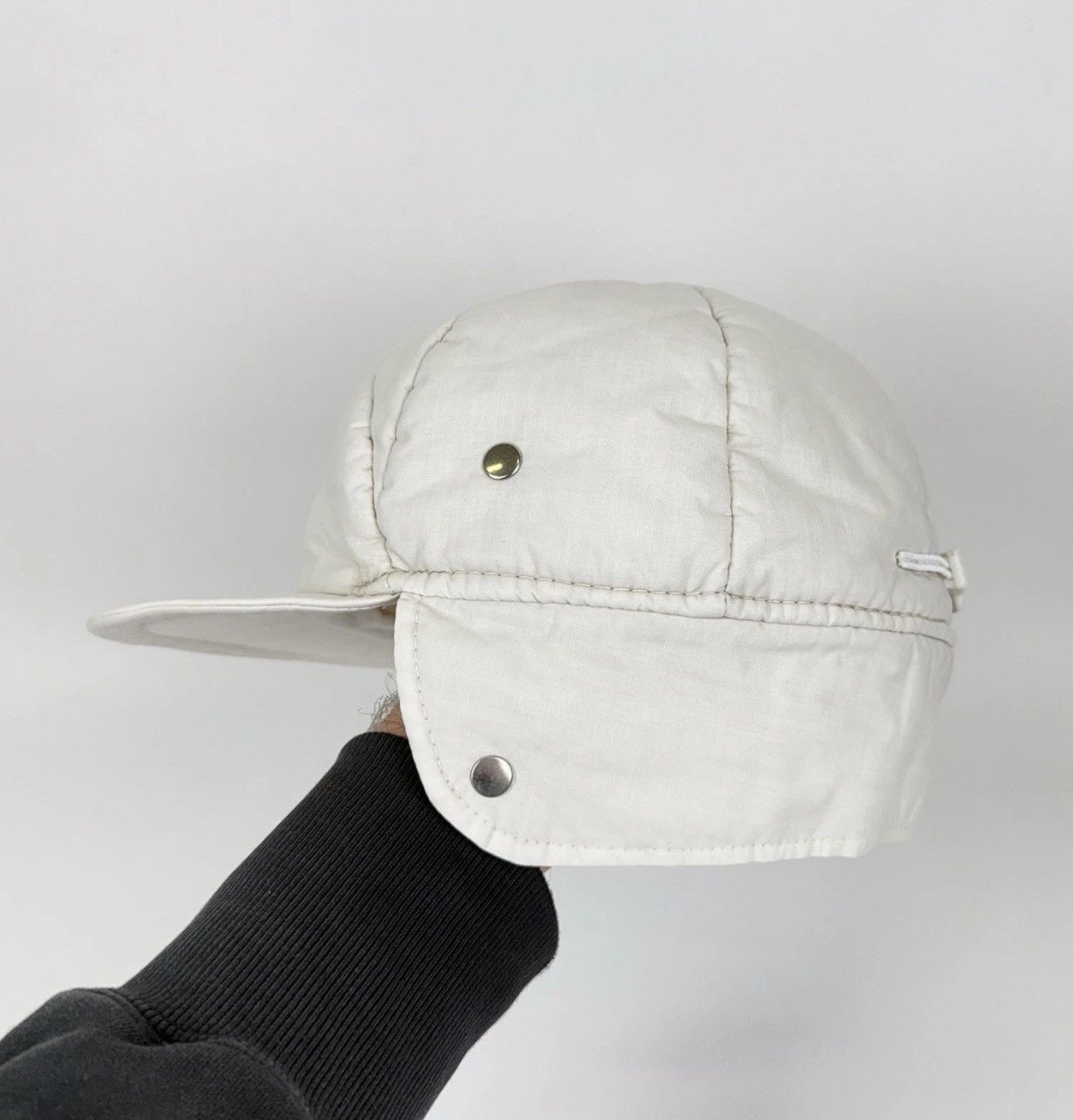 Adidas Vintage Adidas Made in West Germany Hat Cap White Insulated Size ONE SIZE - 12 Thumbnail