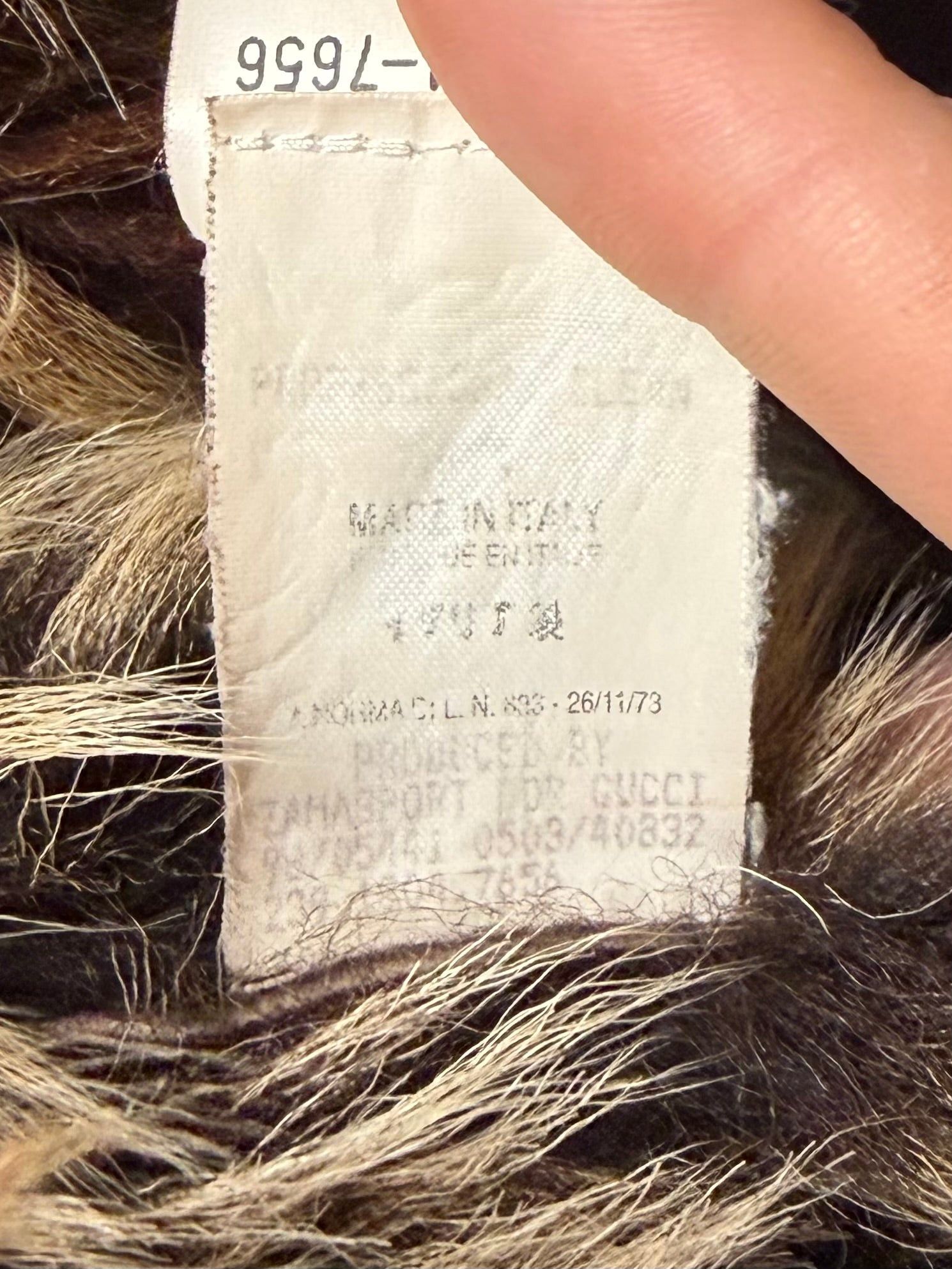 Gucci AW1998 Gucci by Tom Ford Genuine Fox Fur Gradient Orange/Brown Suede Jacket Size S / US 4 / IT 40 - 6 Thumbnail