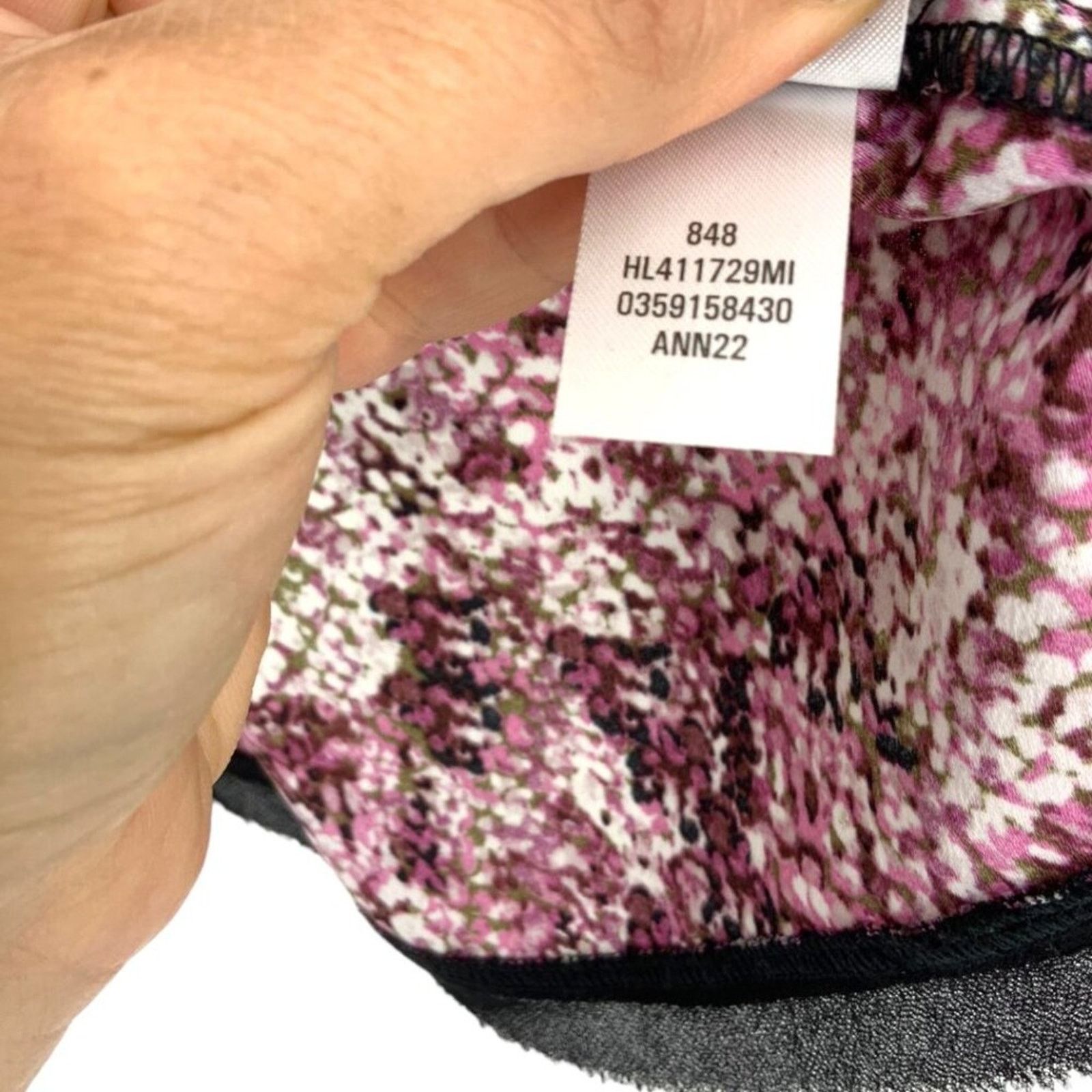 Other Halogen Raw Edge V Neck Tank Top Pink Small NWOT $49 MSRP Size S / US 4 / IT 40 - 7 Thumbnail