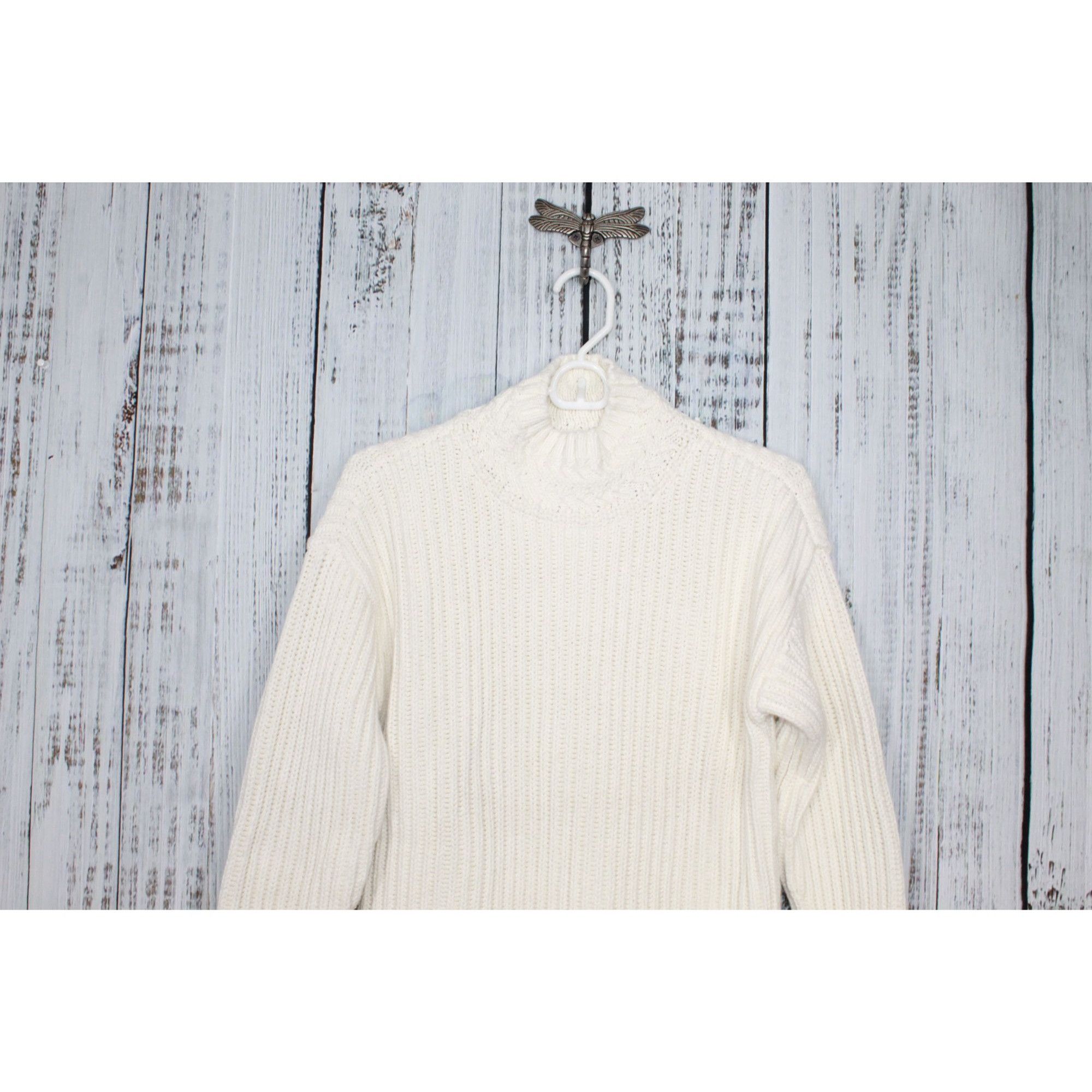 L.L. Bean LL Bean Signature Original Ribbed Sweater Mockneck M Size M / US 6-8 / IT 42-44 - 3 Thumbnail