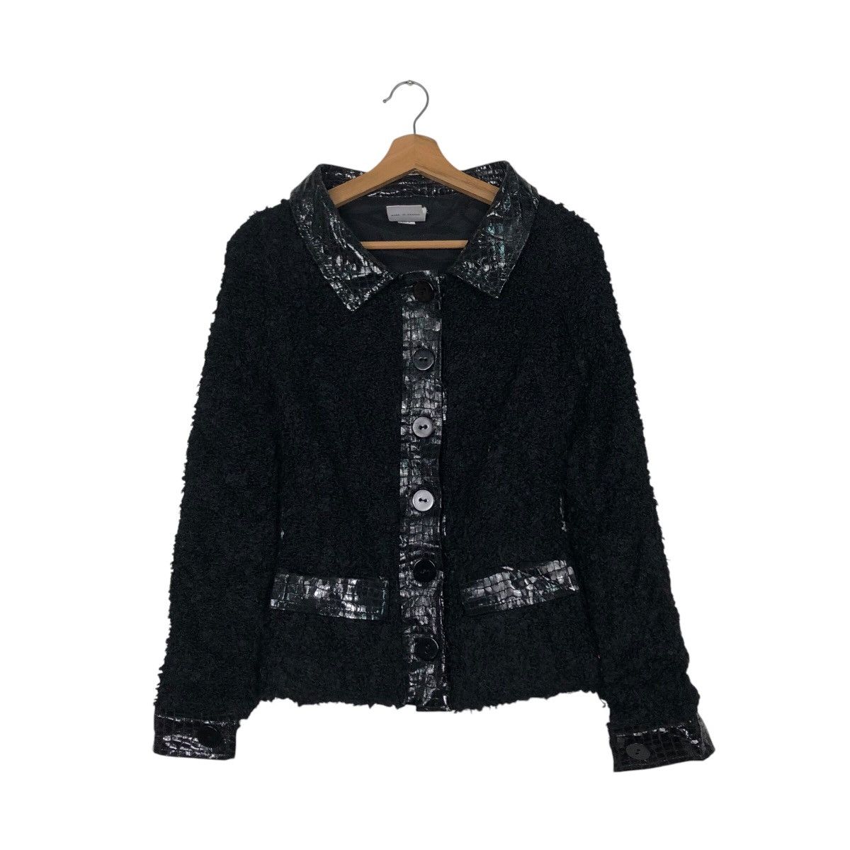 Japanese Brand Vintage Cropped Biker Jacket Quilted Tartan Angelo Tarlazzi Size M / US 6-8 / IT 42-44 - 2 Thumbnail