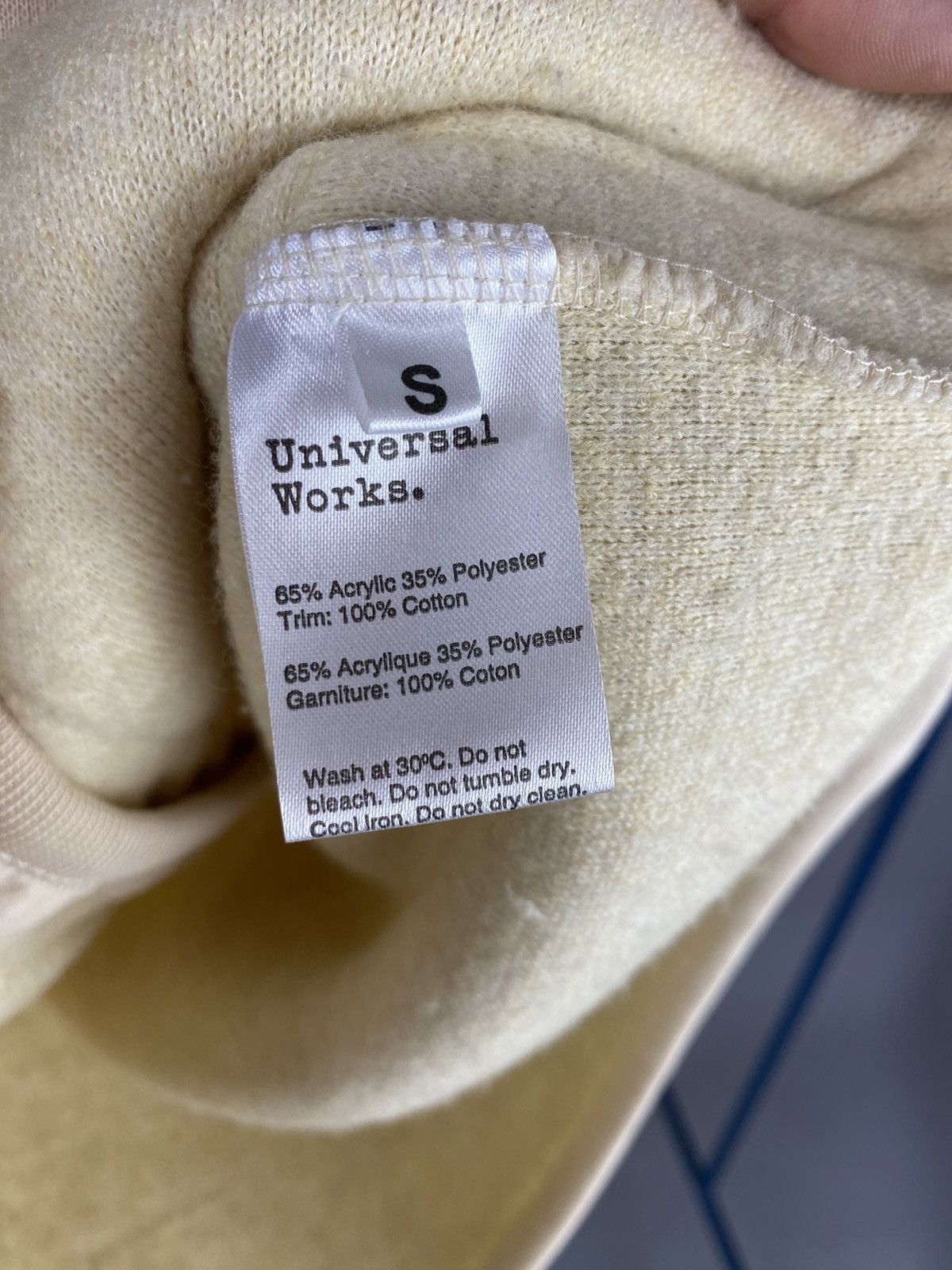 Japanese Brand × Universal Works Universal Works Cream Fleece Vest – Size S Size US S / EU 44-46 / 1 - 7 Thumbnail