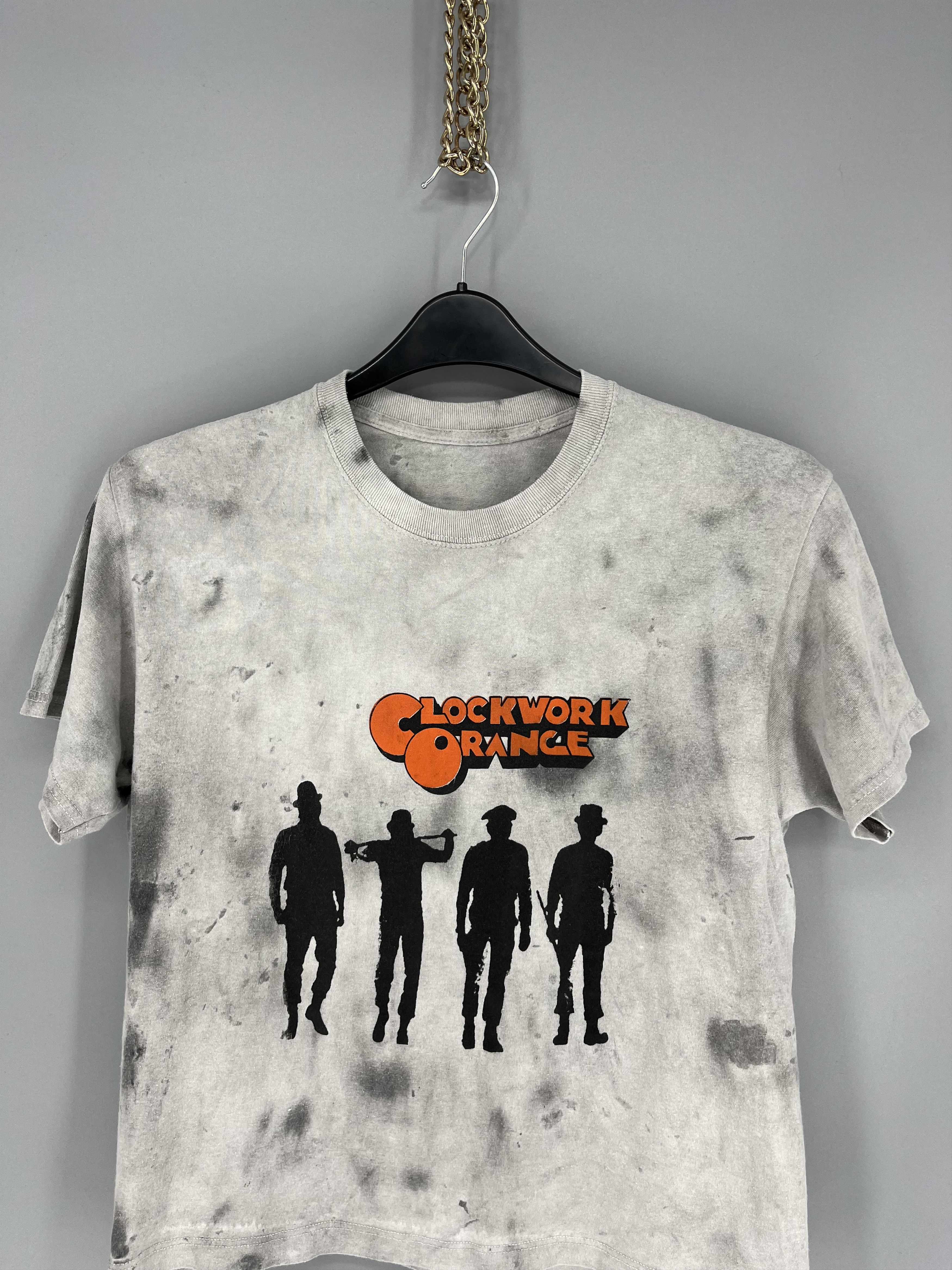 Band Tees × Vintage Vintage Y2K Clockwork Orange Dead Face Horror Tee Size US M / EU 48-50 / 2 - 6 Thumbnail