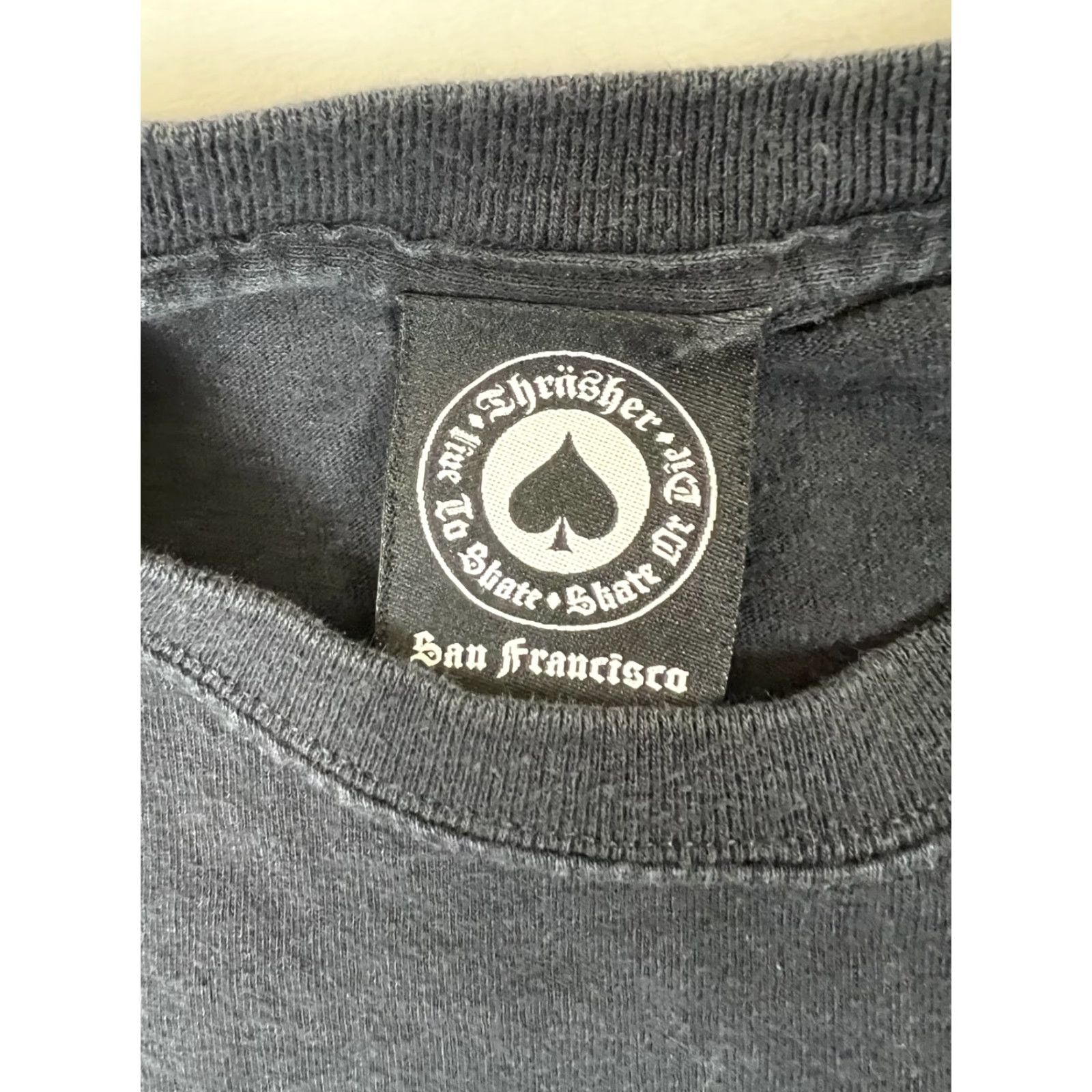 Thrasher VINTAGE Thrasher T-Shirt Black Cotton 90s Logo Crew Neck Short Sleeve Size M Men Fall Summer Spring Y2K Flame Spell Out Size US M / EU 48-50 / 2 - 3 Thumbnail