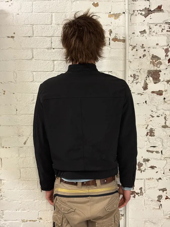 Prada SS1999 Prada Black Nylon Zip Moto Jacket Size US S / EU 44-46 / 1 - 3 Thumbnail
