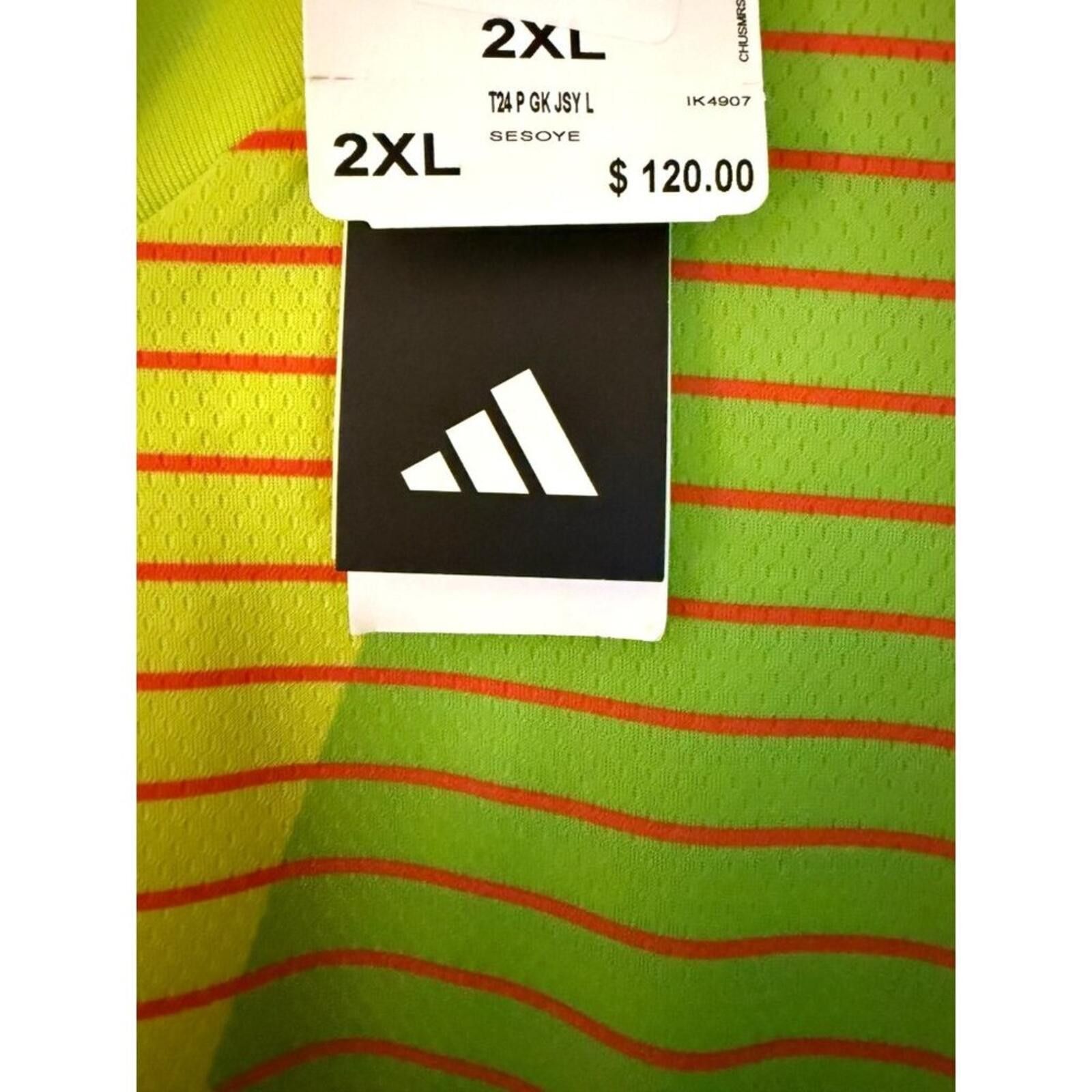 Adidas Adidas Goalkeeper Jersey Tiro24 Slim | XXL | Retail: $120 Size US XXL / EU 58 / 5 - 7 Thumbnail