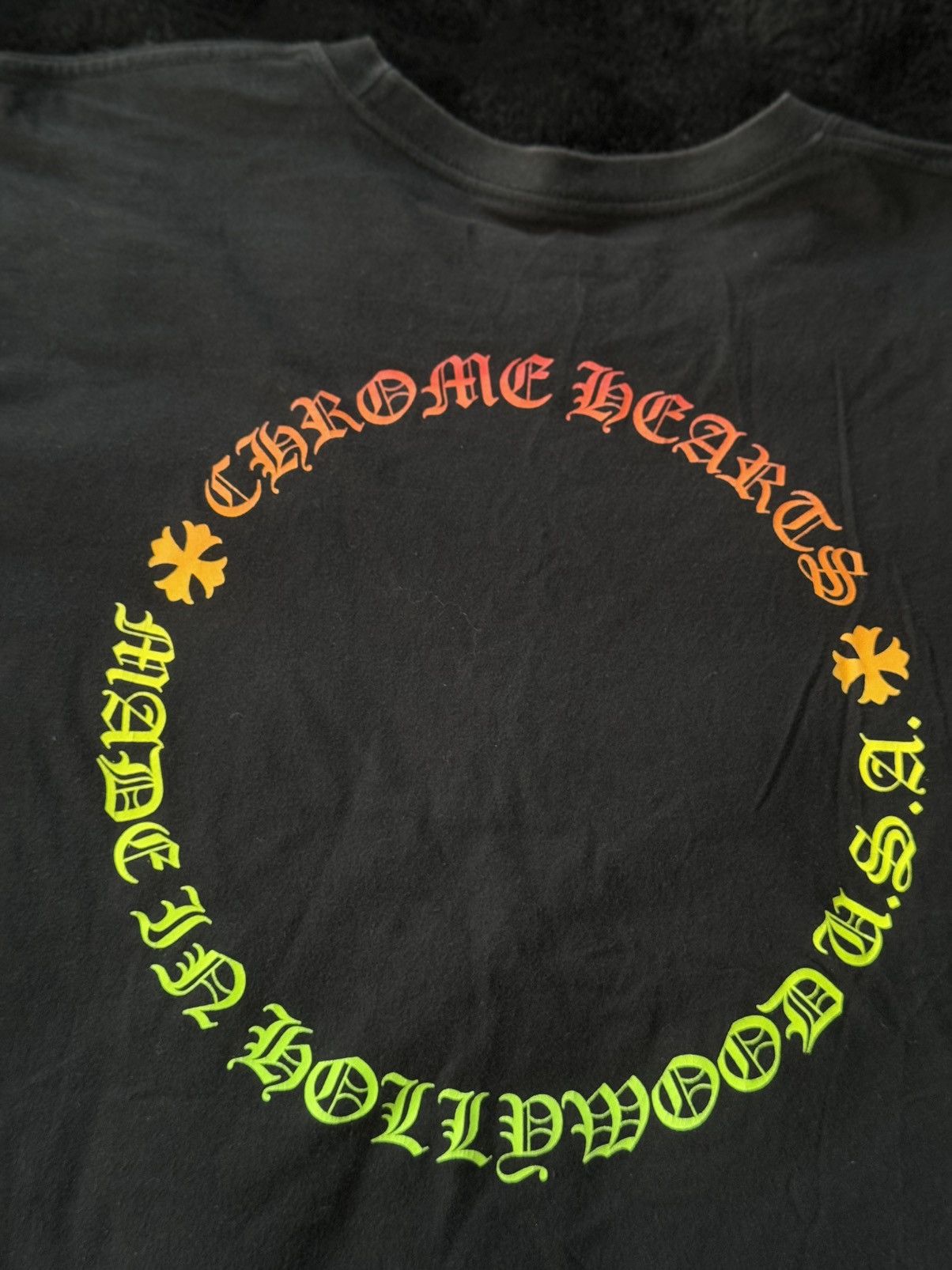 Chrome Hearts Chrome Hearts Multicolor Black Tee Size US XL / EU 56 / 4 - 4 Thumbnail
