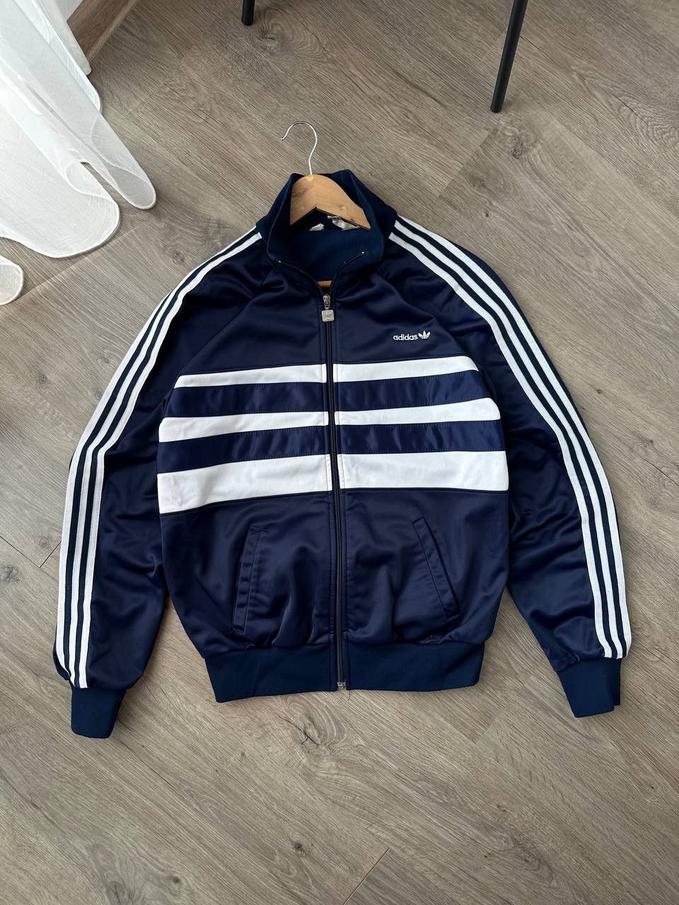 Adidas Vintage Adidas Md In Canada 90’s Sportswear Blue Zip Hoodie Size US M / EU 48-50 / 2 - 5 Thumbnail
