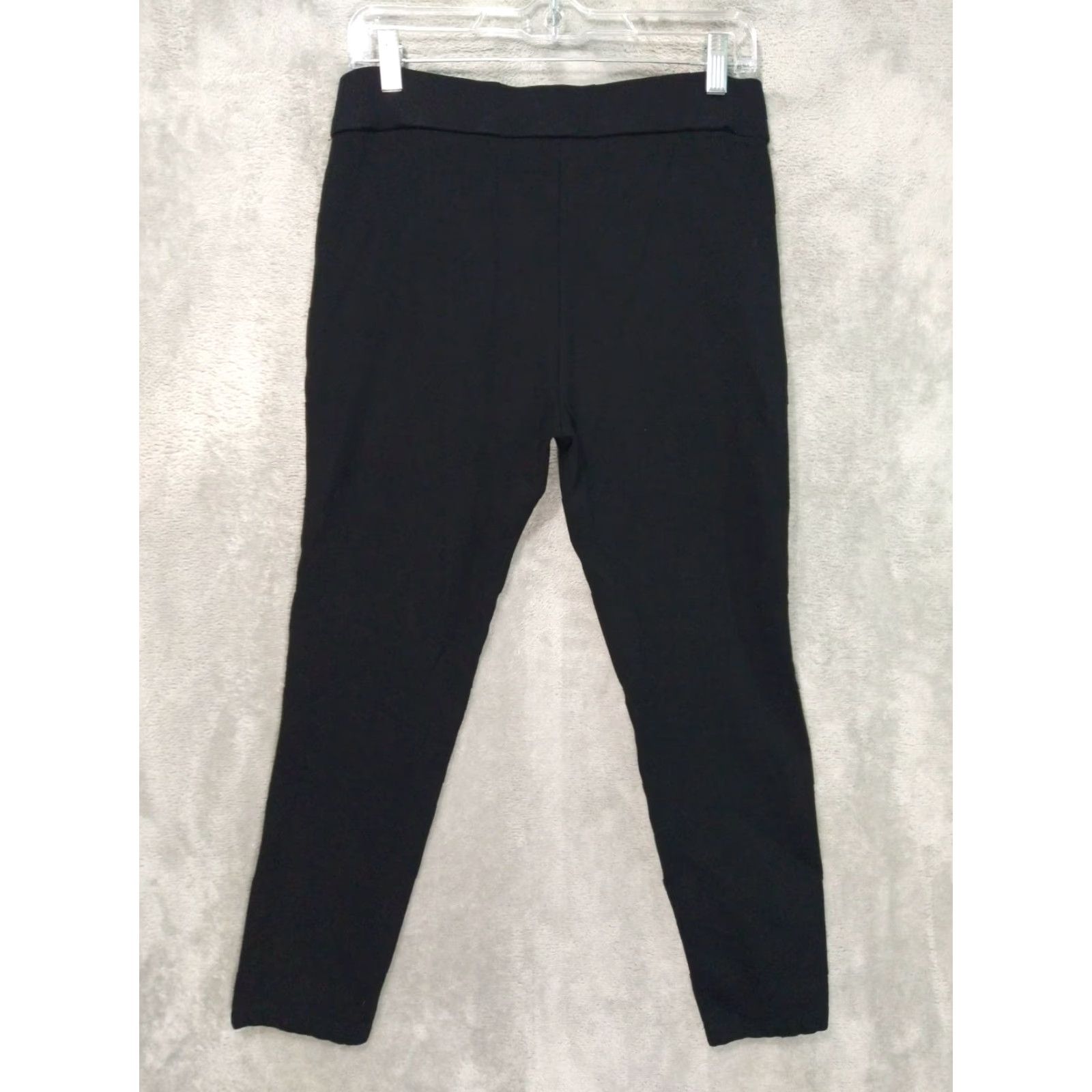 NYDJ NYDJ Leggings Womens 10P Black Denim Mid Rise Stretch Cropped 90s Modern Womens Size 32" / US 10 / IT 46 - 2 Thumbnail