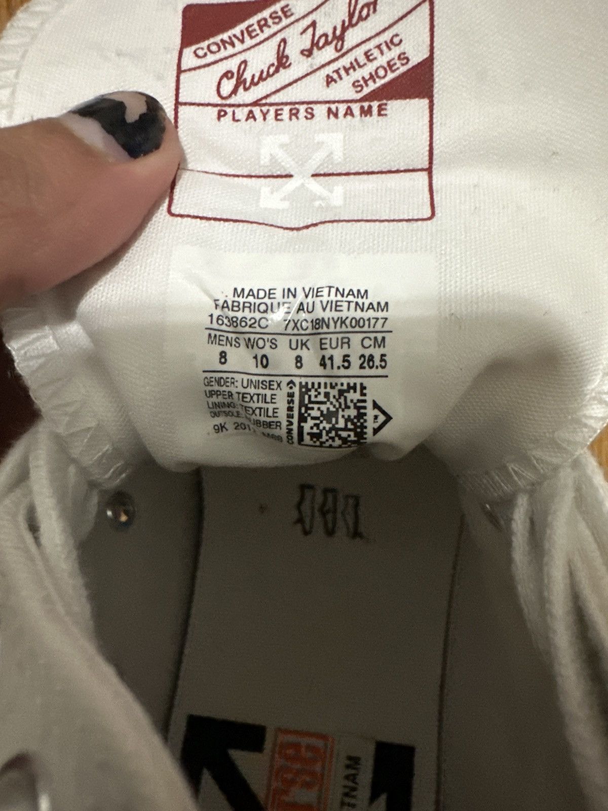 Converse × Off-White Converse x OFF-WHITE Size US 8 / EU 41 - 6 Thumbnail