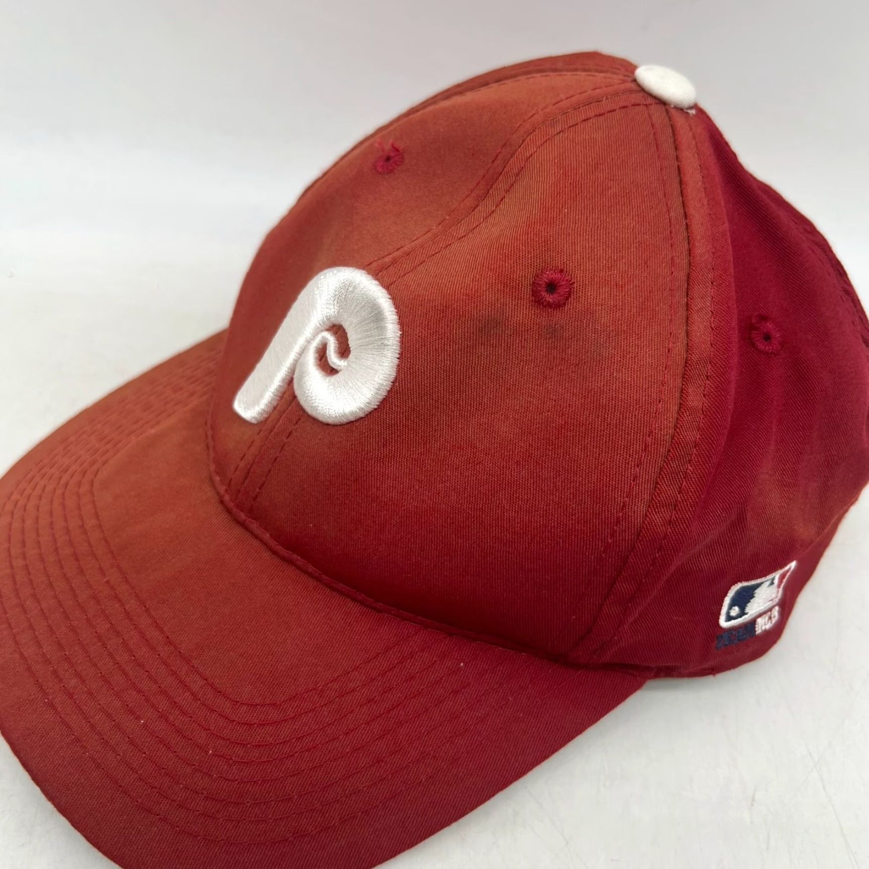 Vintage VINTAGE OC Sports Philadelphia Phillies Baseball Cap Adjustable One Size Red Astro Boy 90s Sports Mens Size ONE SIZE - 2 Thumbnail