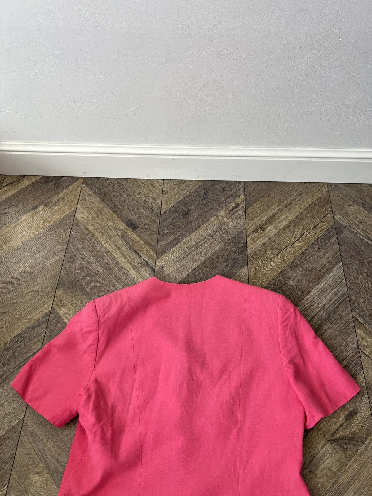 Other Vintage Electre Paris Women’s Suit Pink Skirt Set 80s 90s Size M / US 6-8 / IT 42-44 - 15 Thumbnail
