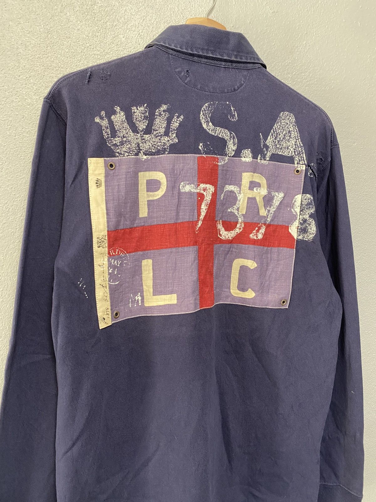 Polo Ralph Lauren Polo Ralph Lauren distressed patches Size US L / EU 52-54 / 3 - 7 Thumbnail