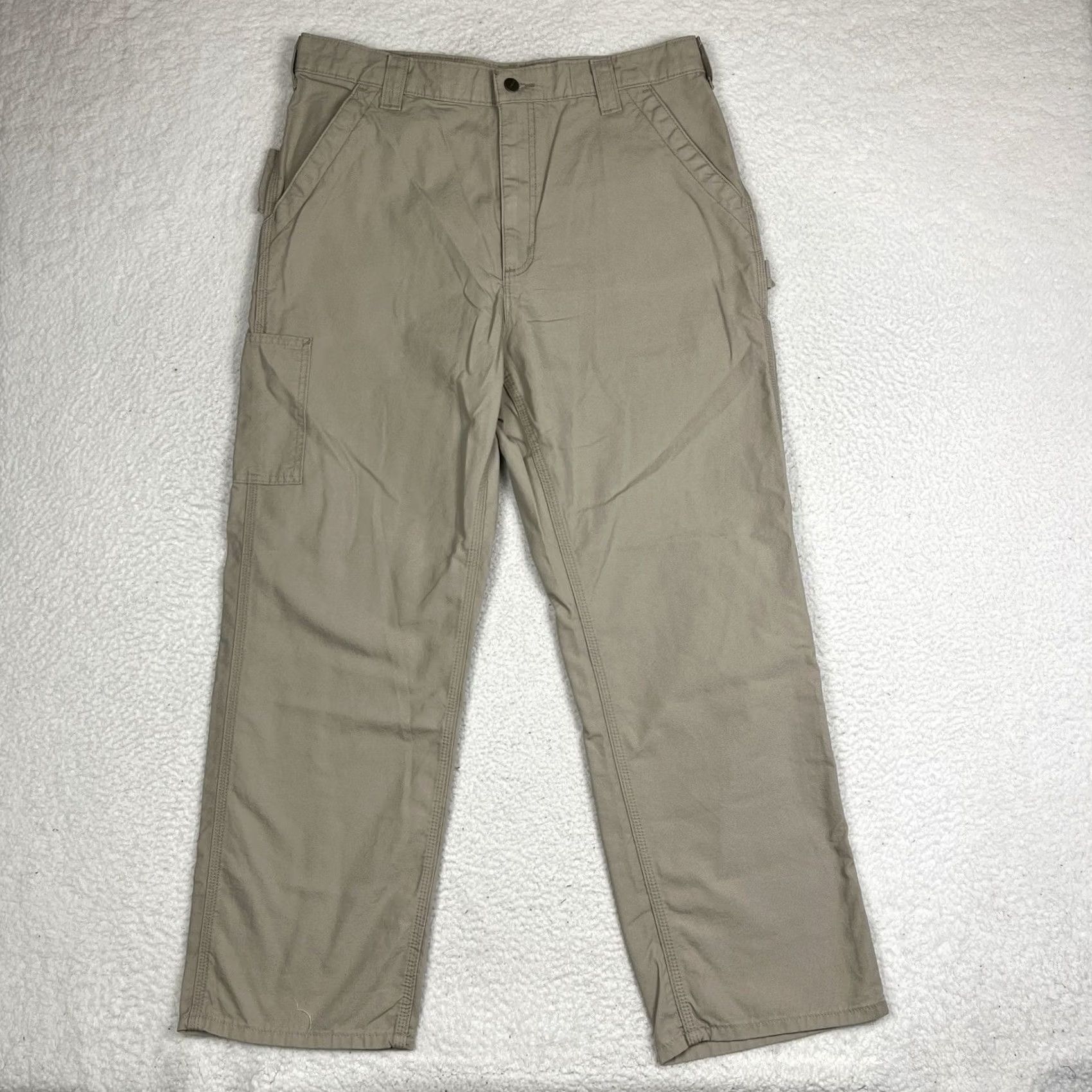 Carhartt Carhartt BN0151-M Work Pants Tan Canvas Utility Pant Mens 36x30 - High Rise Size US 36 / EU 52 - 3 Thumbnail