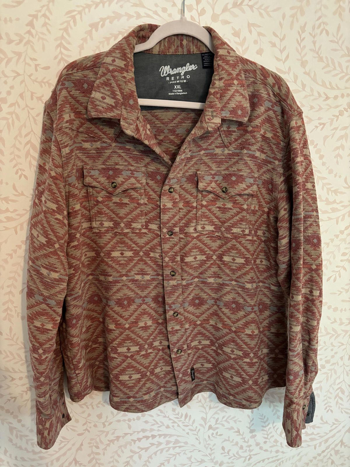 Wrangler Wrangler Retro Premium Aztec Print Flannel Shirt - XXL Size US XXL / EU 58 / 5 - 5 Thumbnail