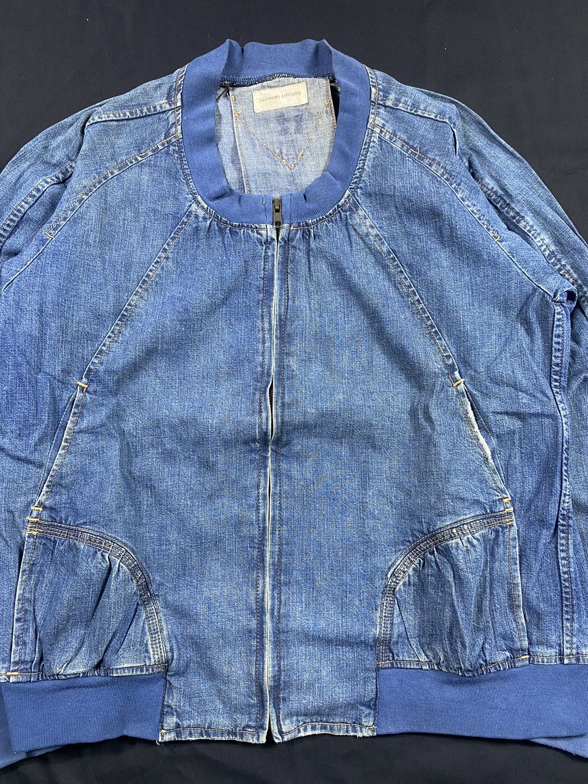 Tsumori Chisato japanese Tsumori cisato zip jacket denim Size US M / EU 48-50 / 2 - 4 Thumbnail