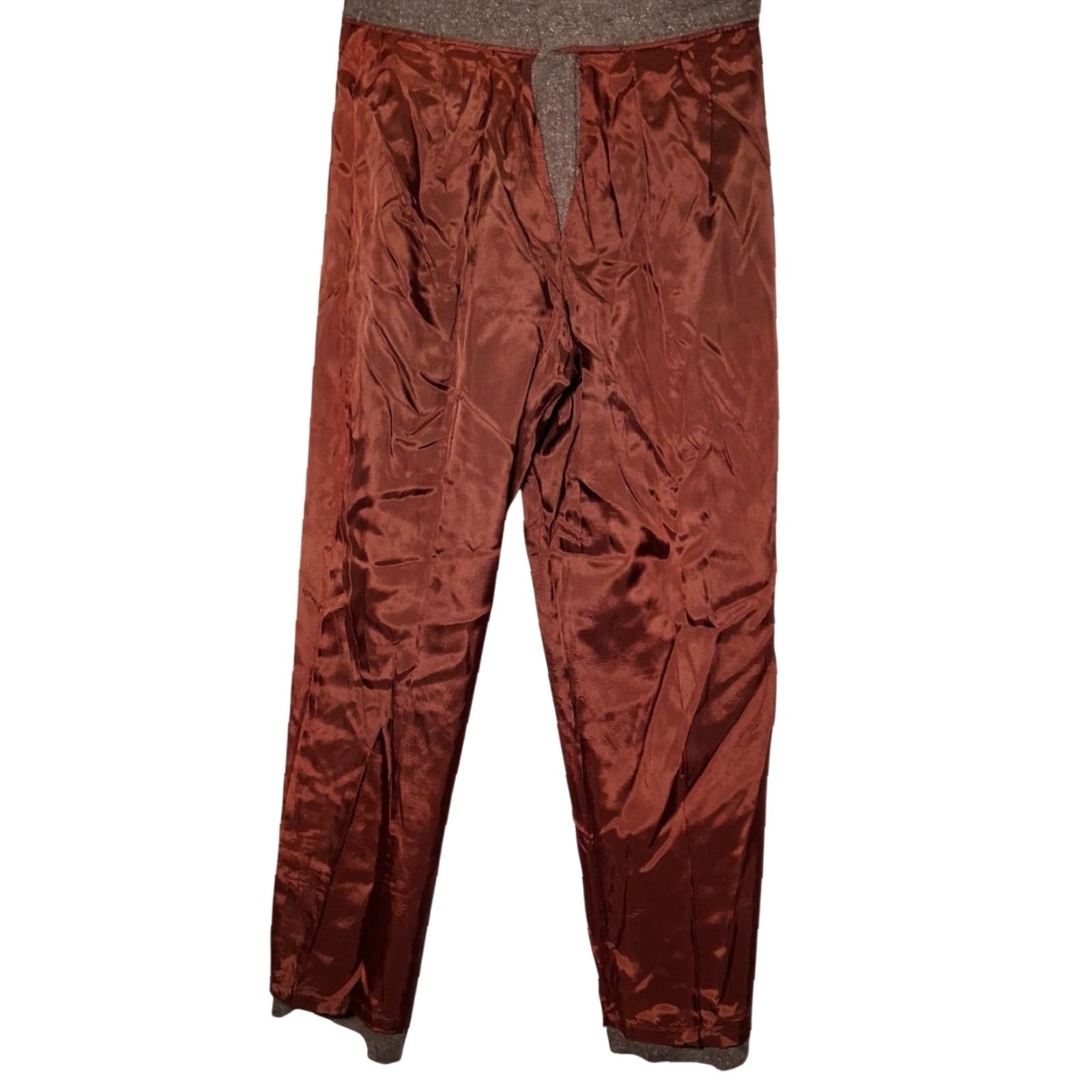 Vintage VINTAGE B. Moss Pants Dress Pants Tweed Wool Blend 12 Petite Brown Pleated Lined Speckled Office Wear Ladies Women’s Size 34" / US 12 / IT 48 - 2 Thumbnail