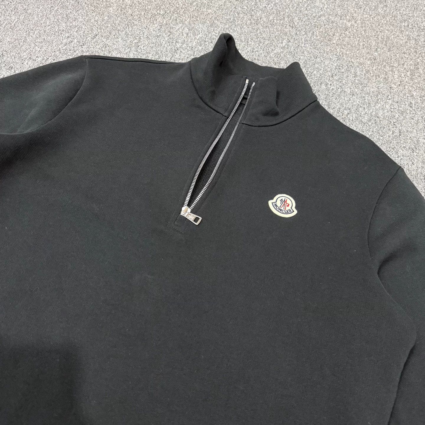 Moncler 19362671 Moncler long-sleeve half-zip sweatshirt L 99 Size US L / EU 52-54 / 3 - 3 Thumbnail